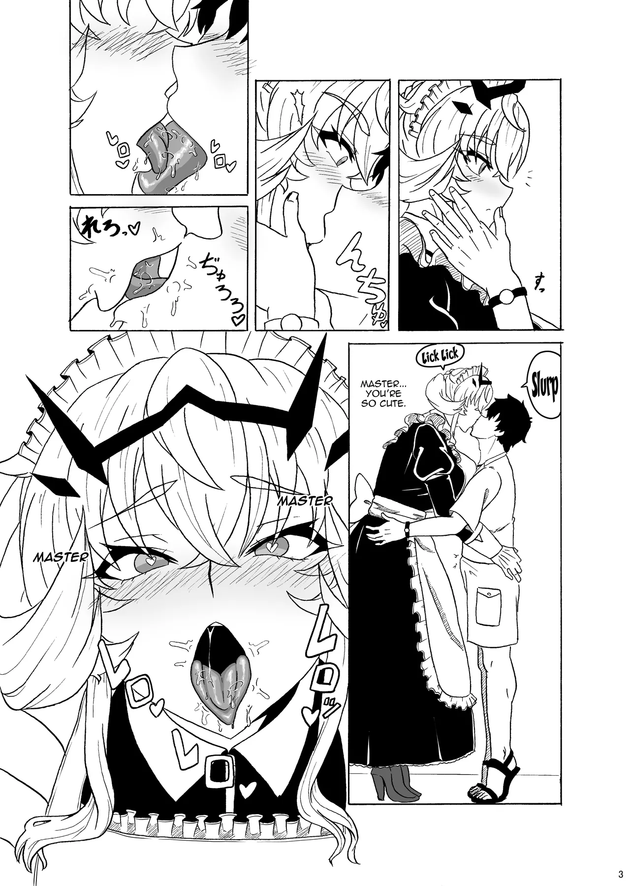 Maid Barghest to Icha Love Sex suru Hon Chapter 1 - page 4