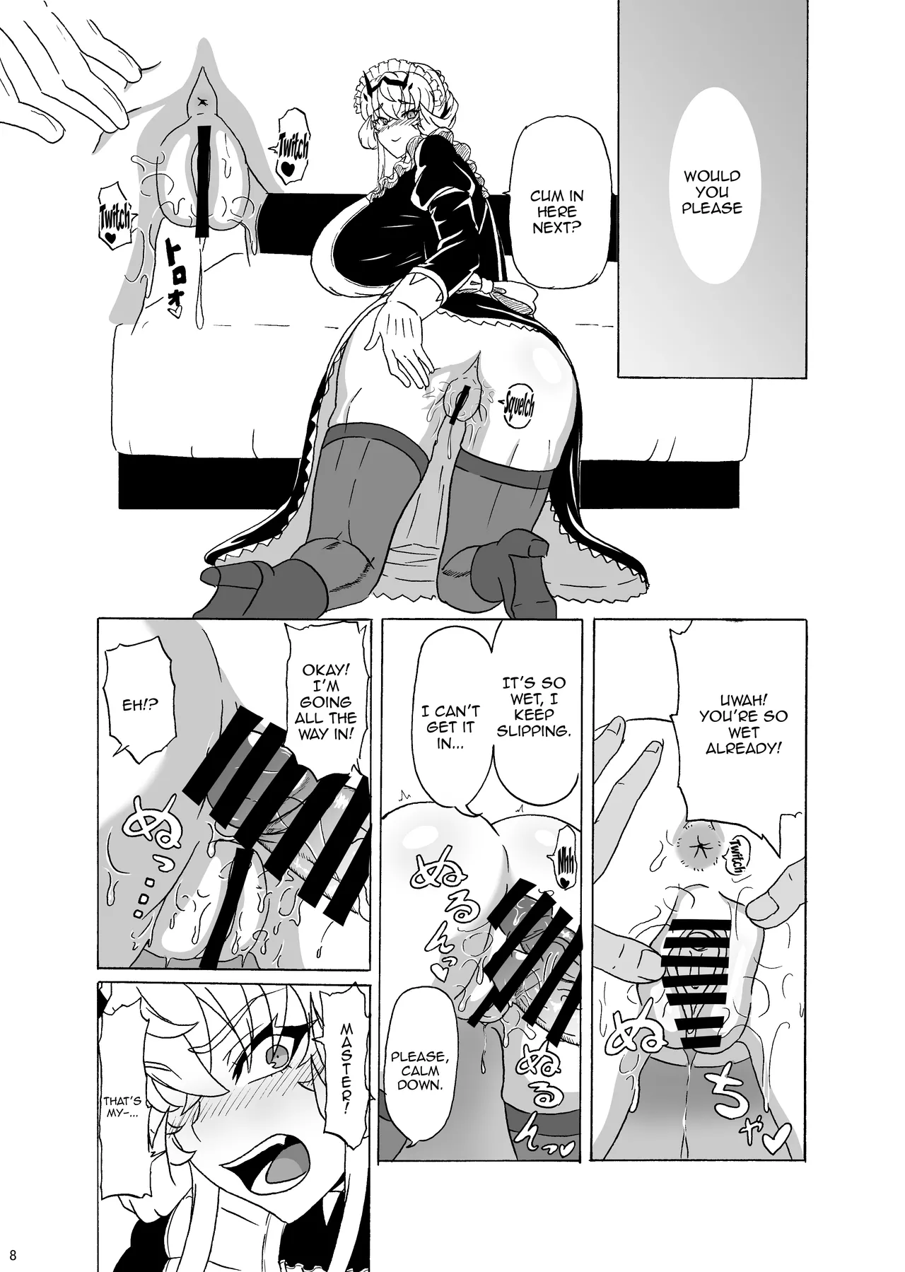 Maid Barghest to Icha Love Sex suru Hon Chapter 1 - page 9