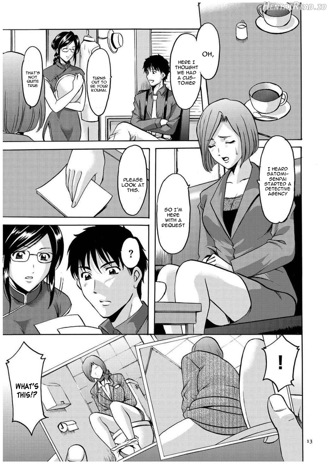 Sennyu Tsuma Satomi Sennou Ryoujoku no Kiroku Chapter 1 - page 12