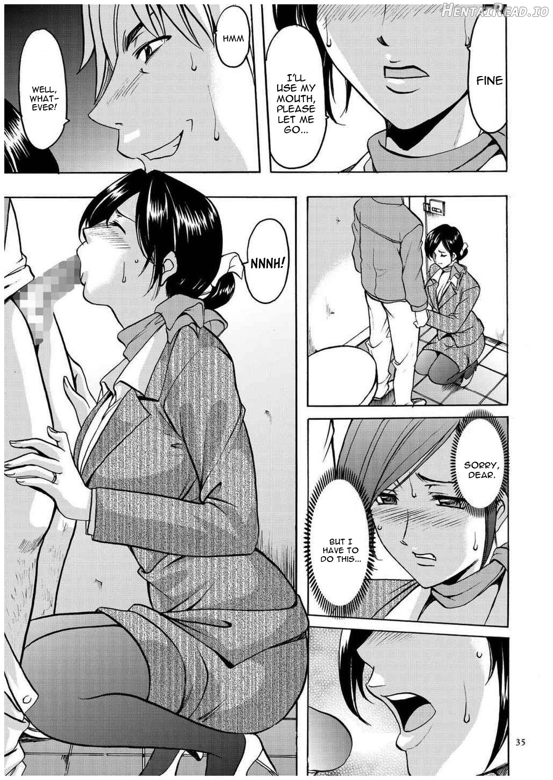 Sennyu Tsuma Satomi Sennou Ryoujoku no Kiroku Chapter 1 - page 34