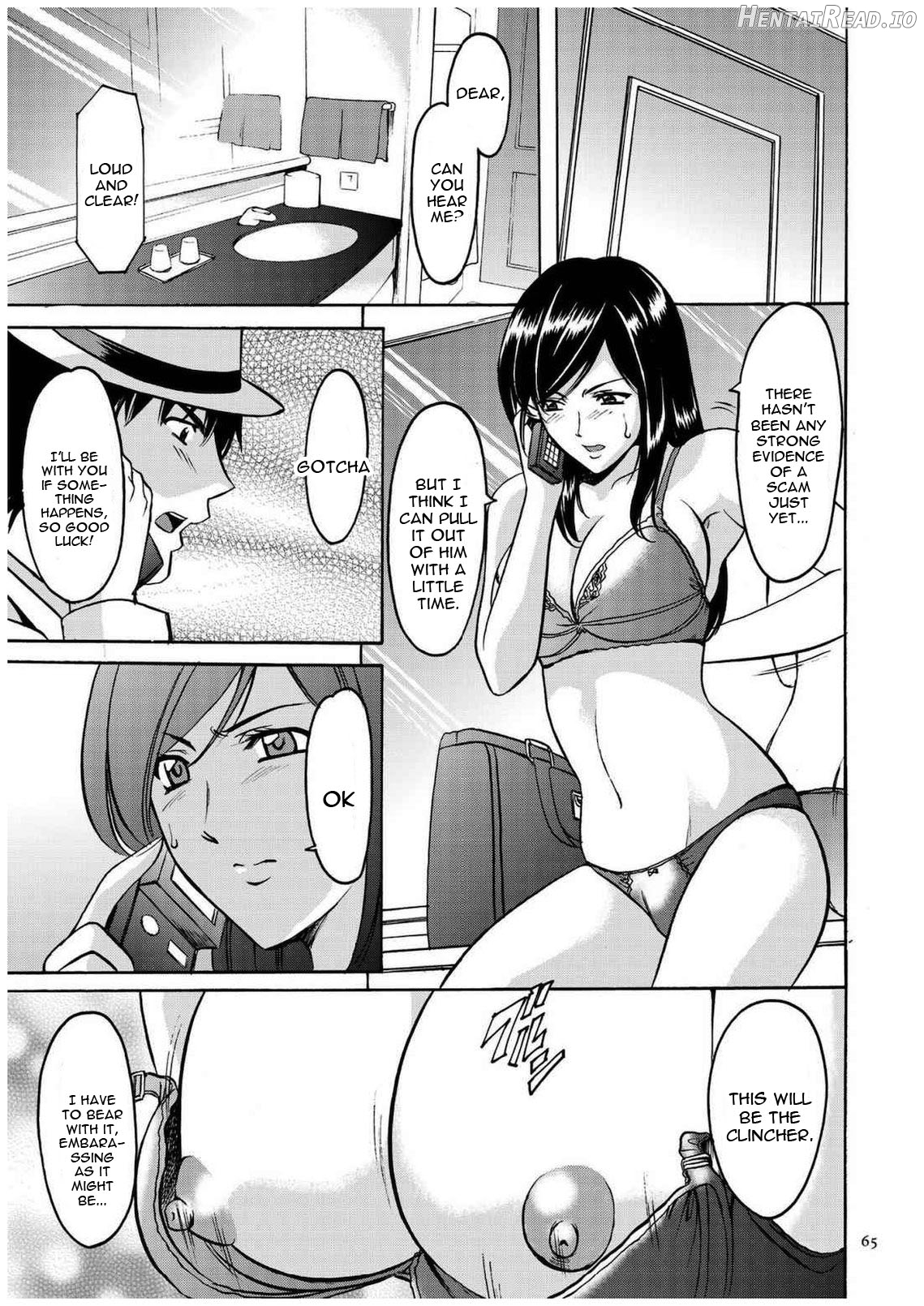 Sennyu Tsuma Satomi Sennou Ryoujoku no Kiroku Chapter 1 - page 64