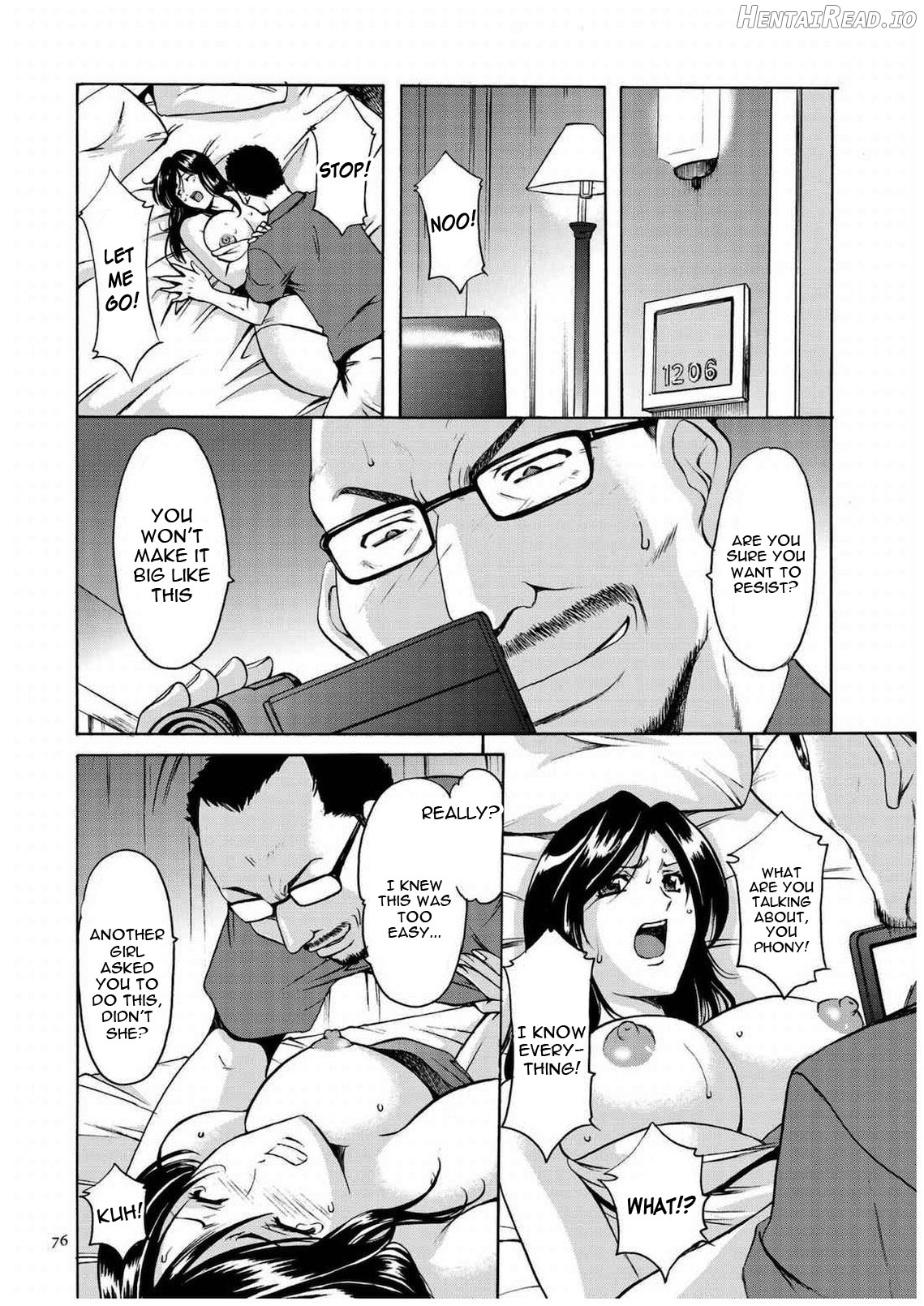 Sennyu Tsuma Satomi Sennou Ryoujoku no Kiroku Chapter 1 - page 75