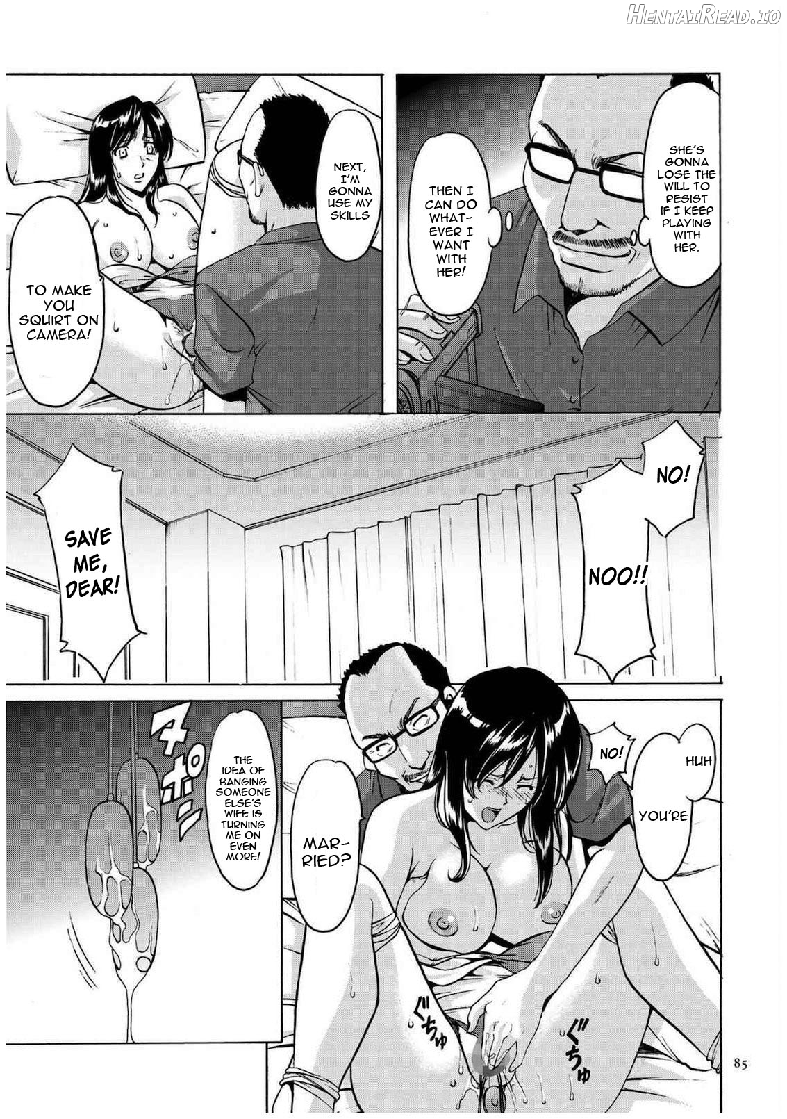 Sennyu Tsuma Satomi Sennou Ryoujoku no Kiroku Chapter 1 - page 84