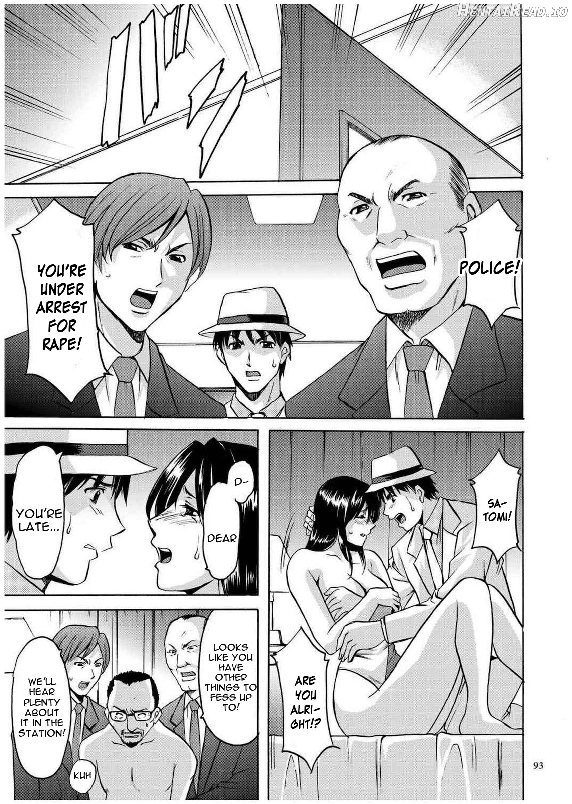 Sennyu Tsuma Satomi Sennou Ryoujoku no Kiroku Chapter 1 - page 92