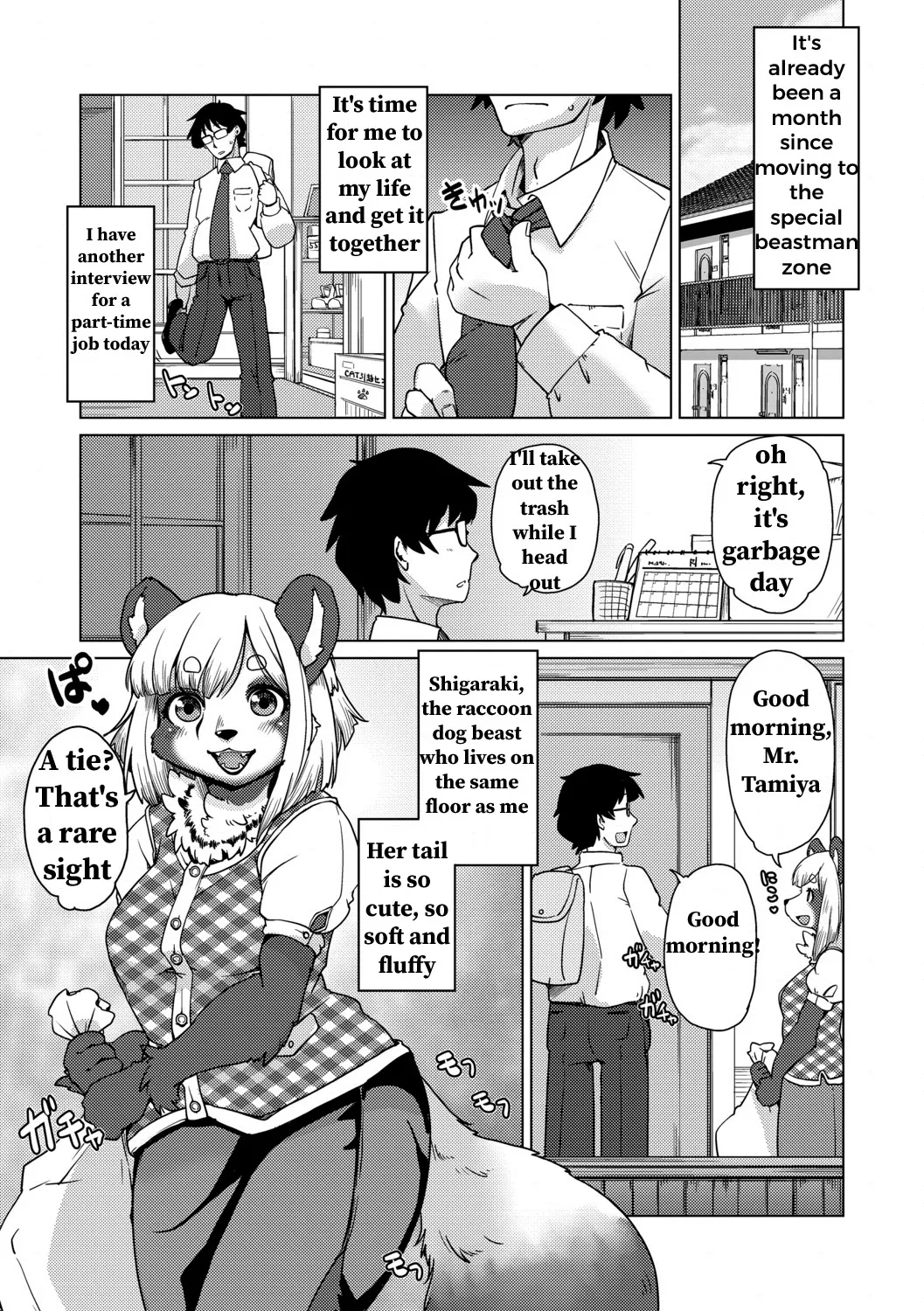Juujin Apart Tokoharusou e Youkoso! Ch. 2 Chapter 1 - page 3