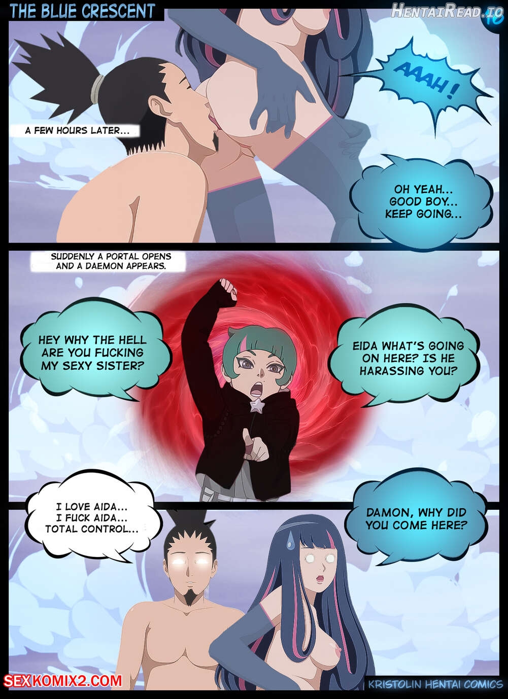 Naruto. The Blue Crescent. KristoLin for sexkomix2.com Chapter 1 - page 17
