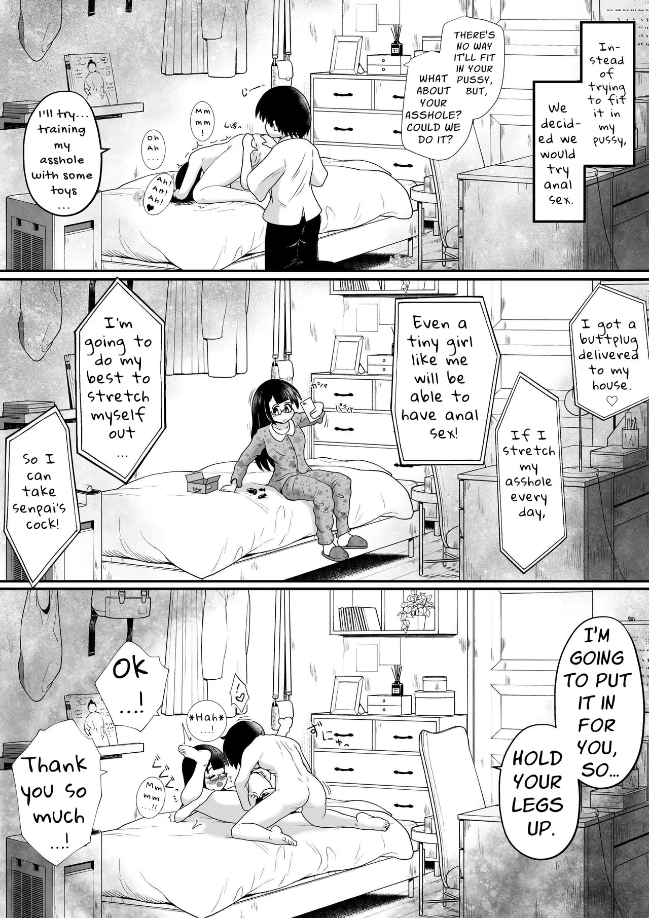 To Prove She's Girlfriend Material, A Petite Slut Uses ALL Her Holes To Service His Big Dick Chapter 1 - page 13