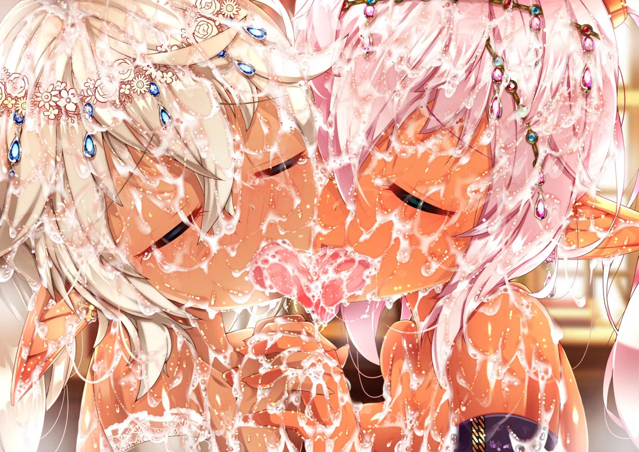 Shojo de dōtei de mi seitsū no futanari dākuerufu-chan ga rezuhāremu ni tatakikoma reru ohanashi Chapter 1 - page 211