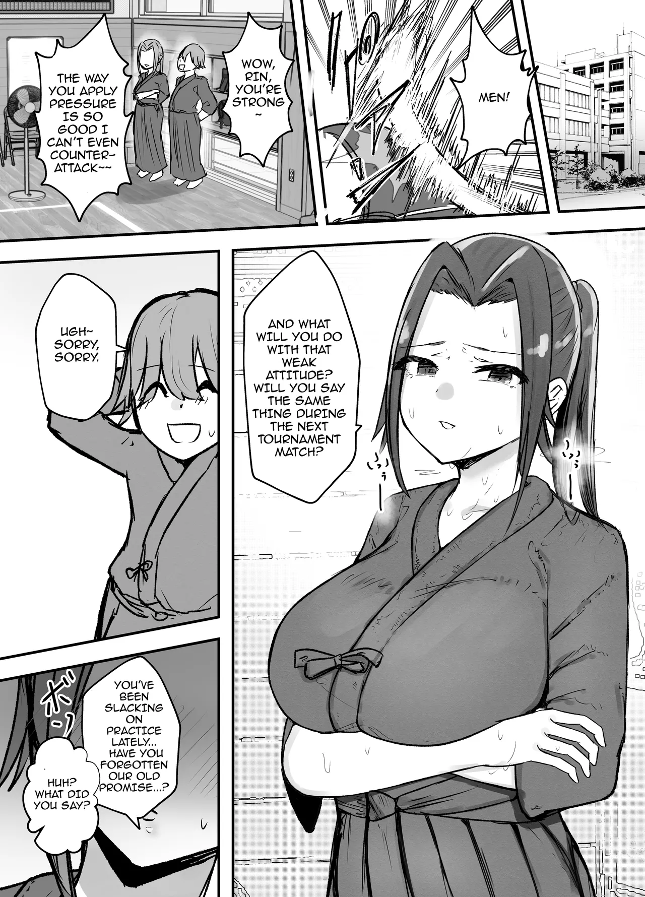 Kendou-bu Shushou no Watashi ga Netorase de Ochiru Wake ga Nai! Chapter 1 - page 3