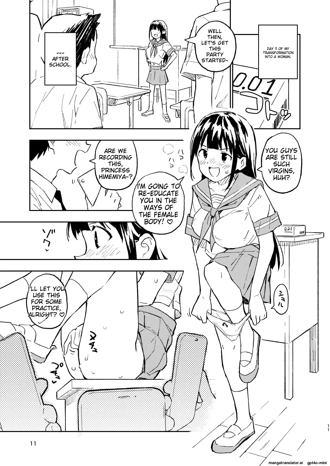 1-kagetsu Ninshin Shinakereba Otoko ni Modoreru Hanashi Chapter 1 - page 12