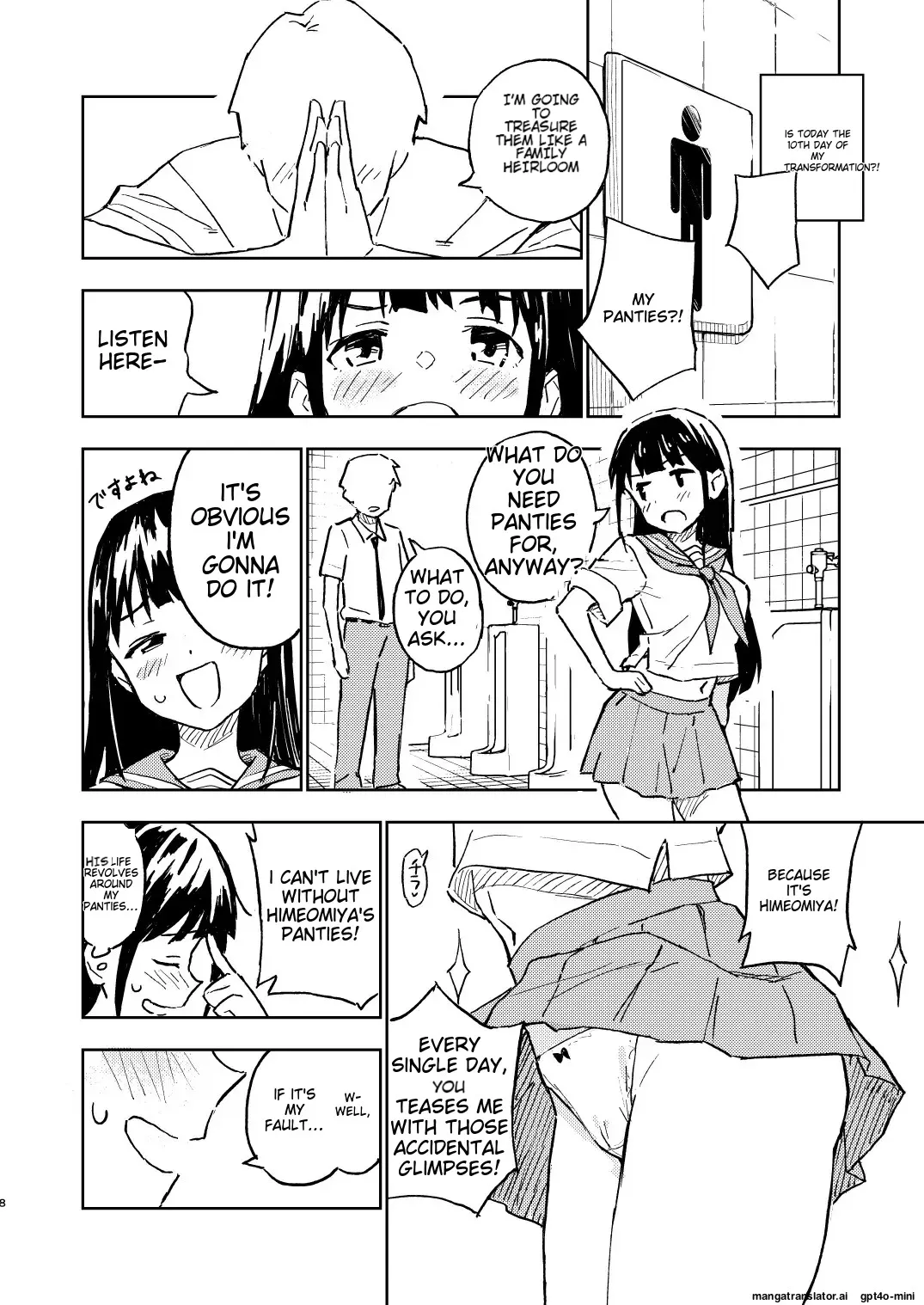 1-kagetsu Ninshin Shinakereba Otoko ni Modoreru Hanashi Chapter 1 - page 9