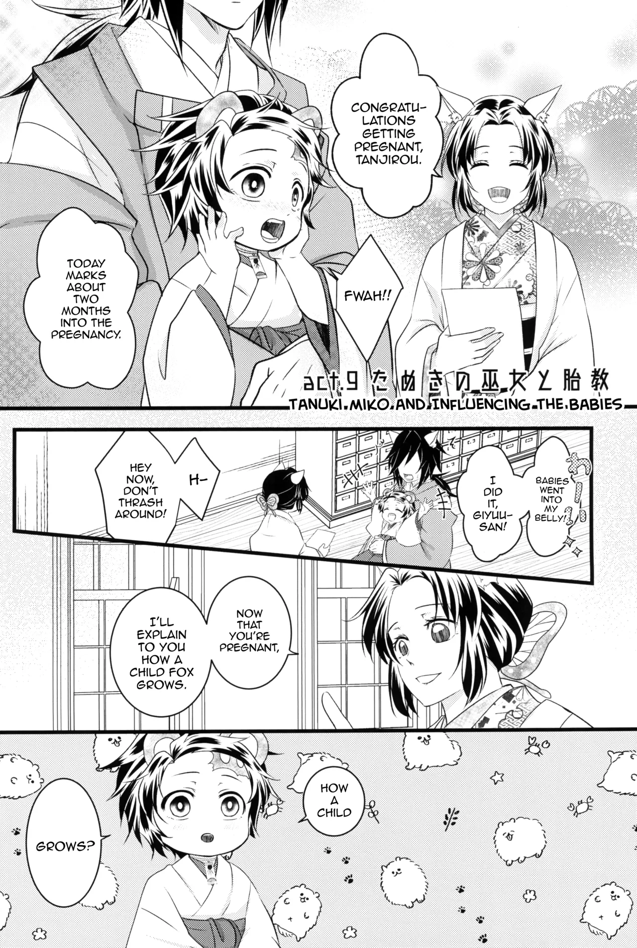 Kitsune Giyuu-san to Tanuki Tanjirou-kun no Hanashi Chapter 1 - page 50