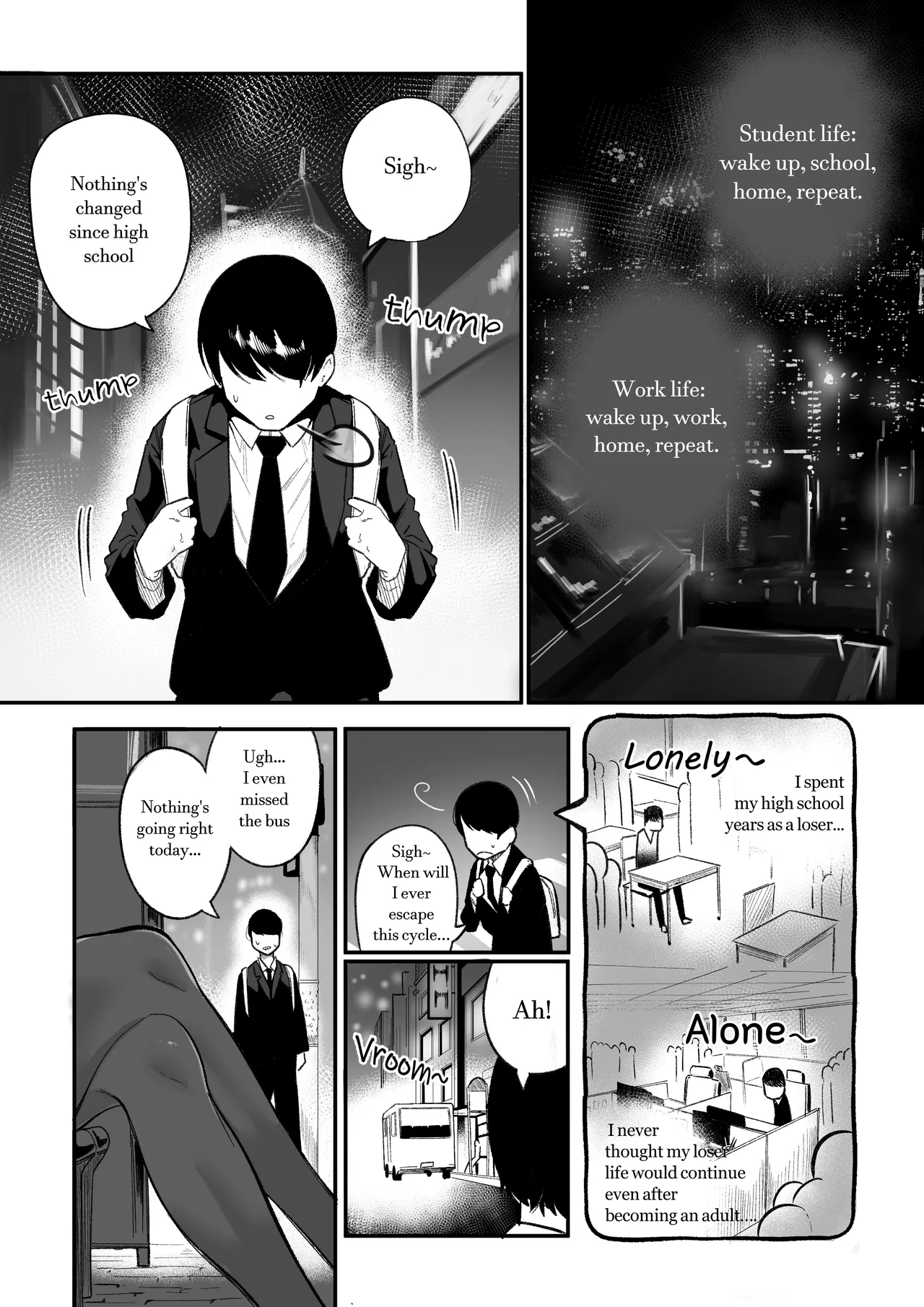 Living Together With The Buxom Female Bully! Chapter 1 - page 2