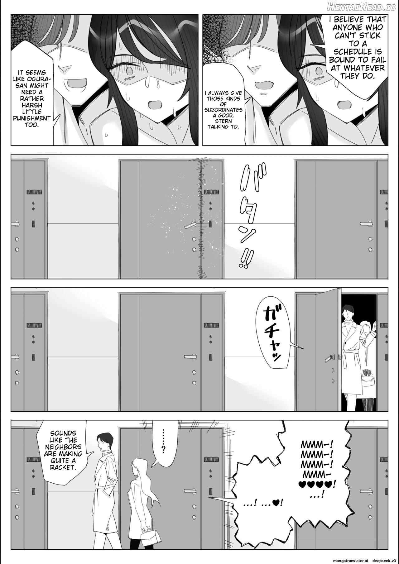 A story about a proud career woman being seduced by her bad divorced boss Chapter 1 - page 122