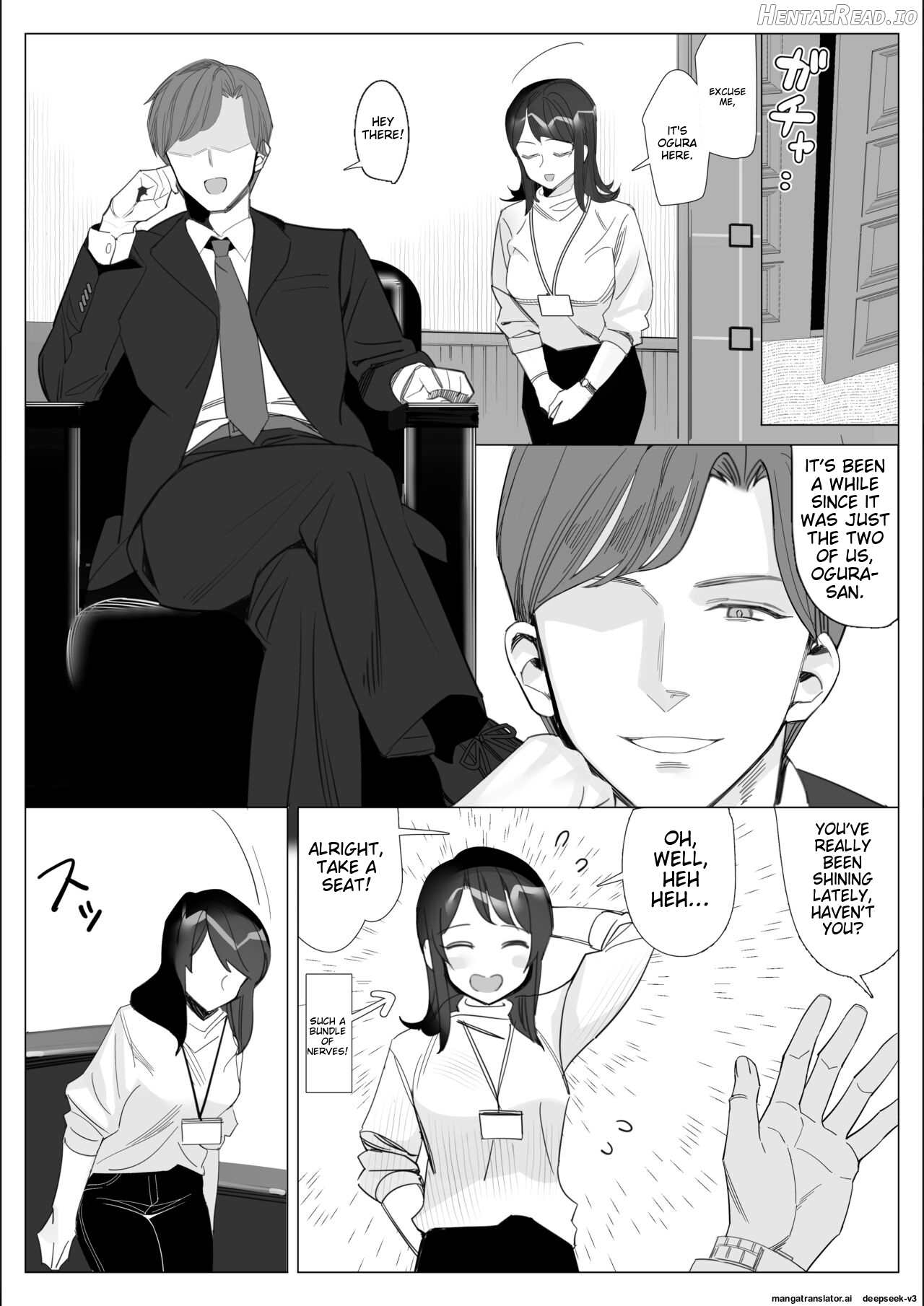 A story about a proud career woman being seduced by her bad divorced boss Chapter 1 - page 144