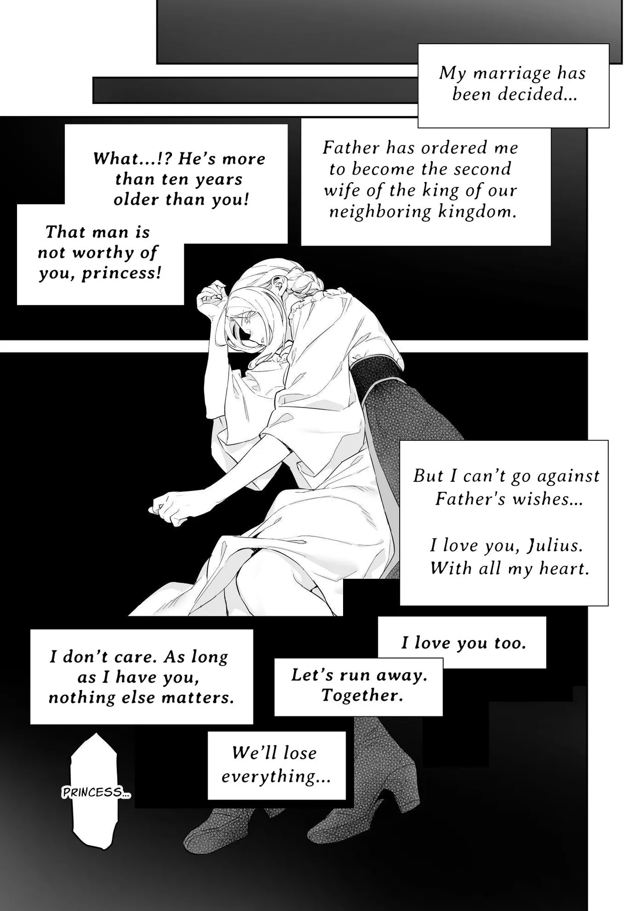 The Barbarians' Bride: The Fallen Princess Chapter 1 - page 12
