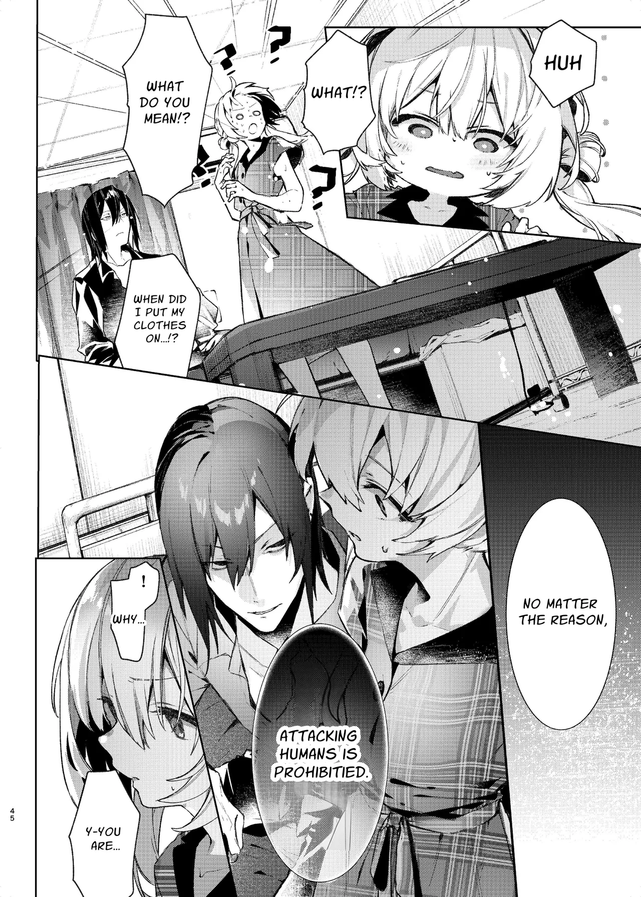 Majo Minarai wa ××× Shitakunai Chapter 1 - page 45