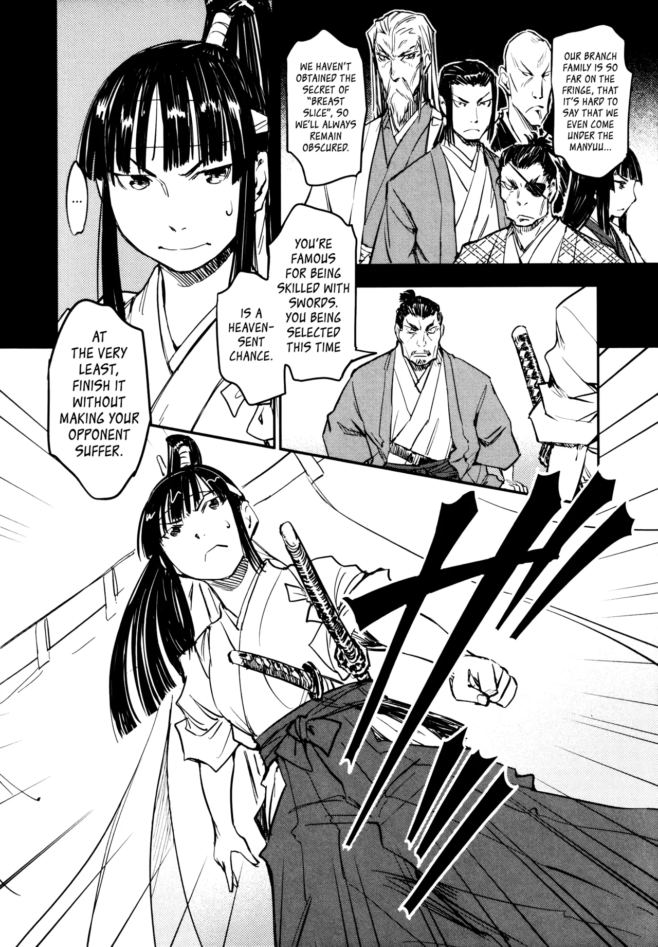 Manyuu Hikenchou Ch.13-18 Chapter 1 - page 35