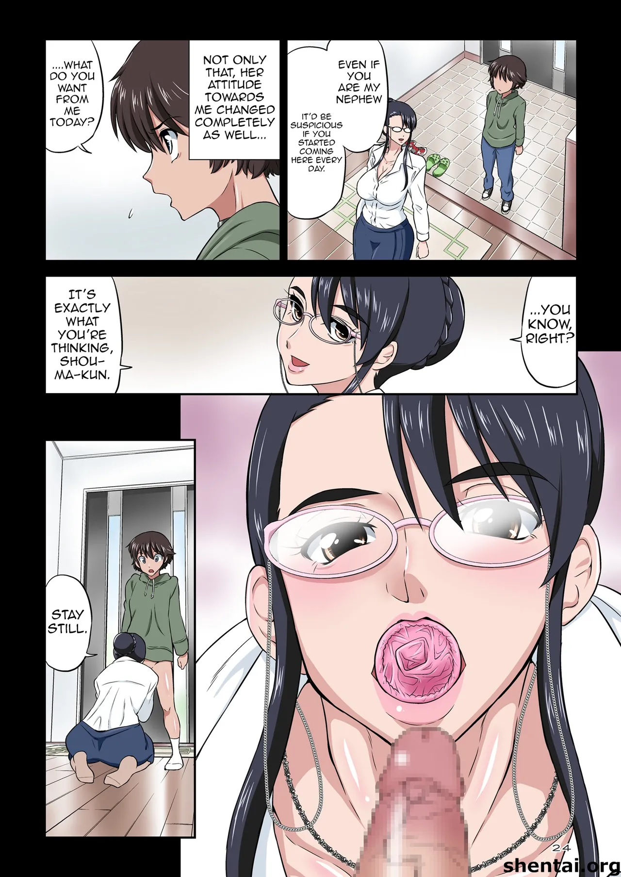 Aunt Chikako and the Beast-like Nephew Chapter 1 - page 24