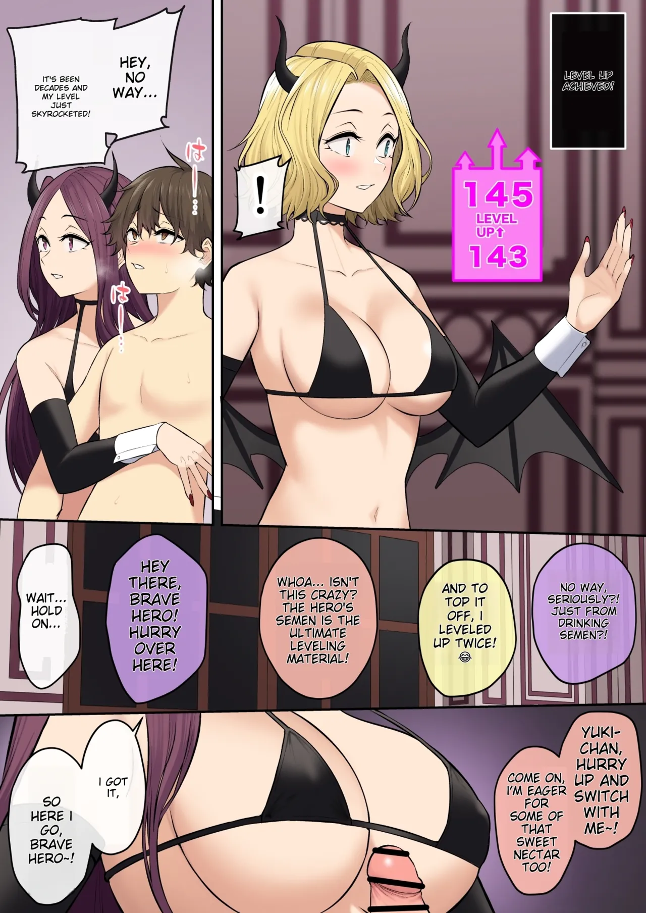 Imaizumi Brings All The Gyarus To His House Succubus OMAKE Chapter 1 - page 10