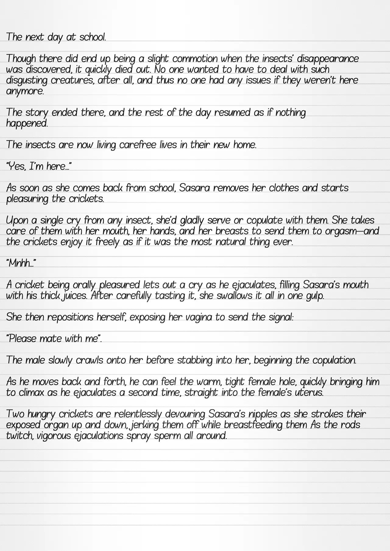 Misuke's Short Stories 22 - Sasara & Riokku Chapter 1 - page 12