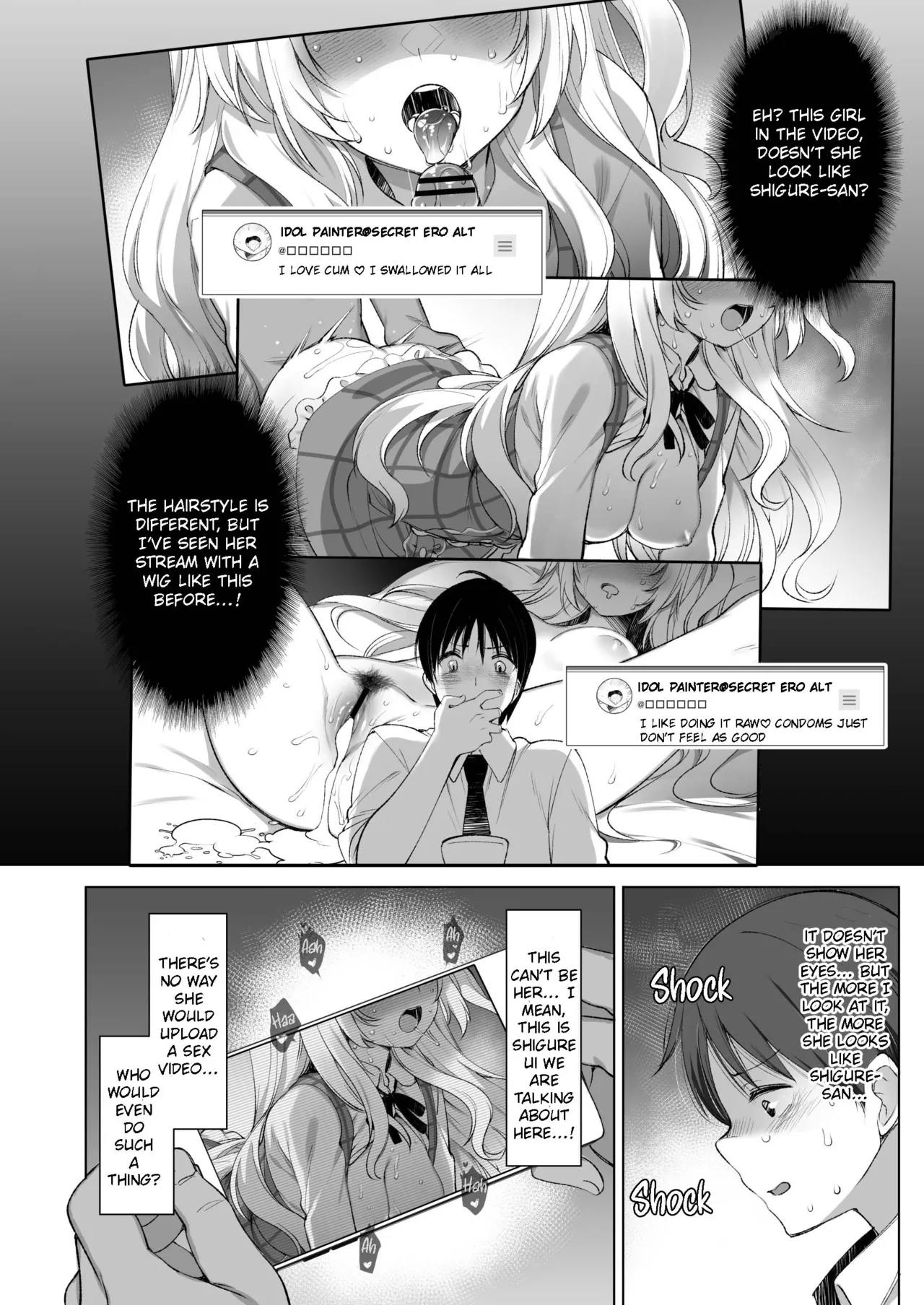 Idol Haishinsha Shigure Ui Naisho no Douga Haishin 2 Chapter 1 - page 7