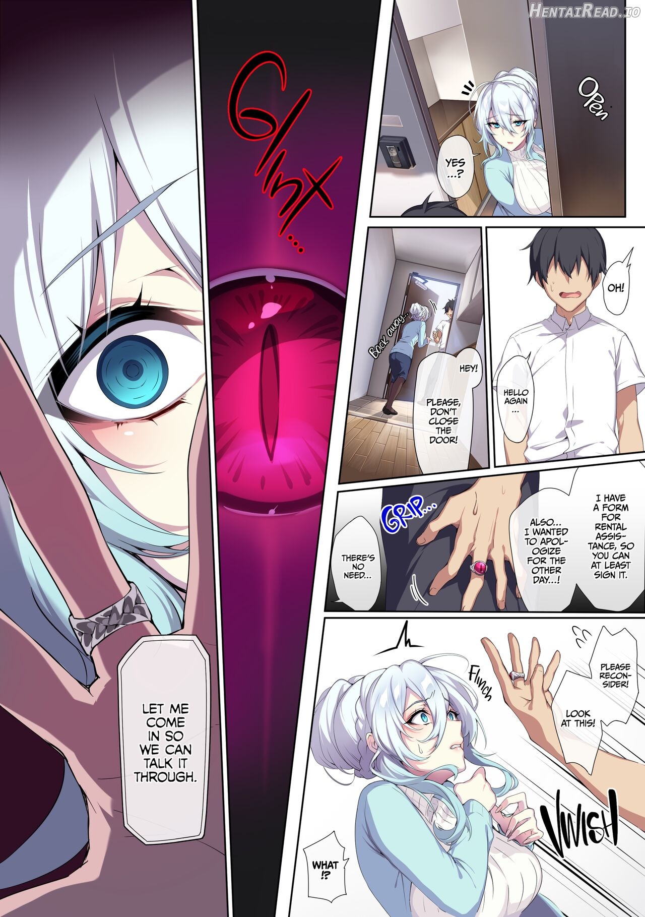 ぷぅのぷぅぷぅぷぅ] 人付き合いが苦手な未亡人の雪女さんと呪いの指輪 1 （無修正）English   Hentai Chapter 1 - page 10