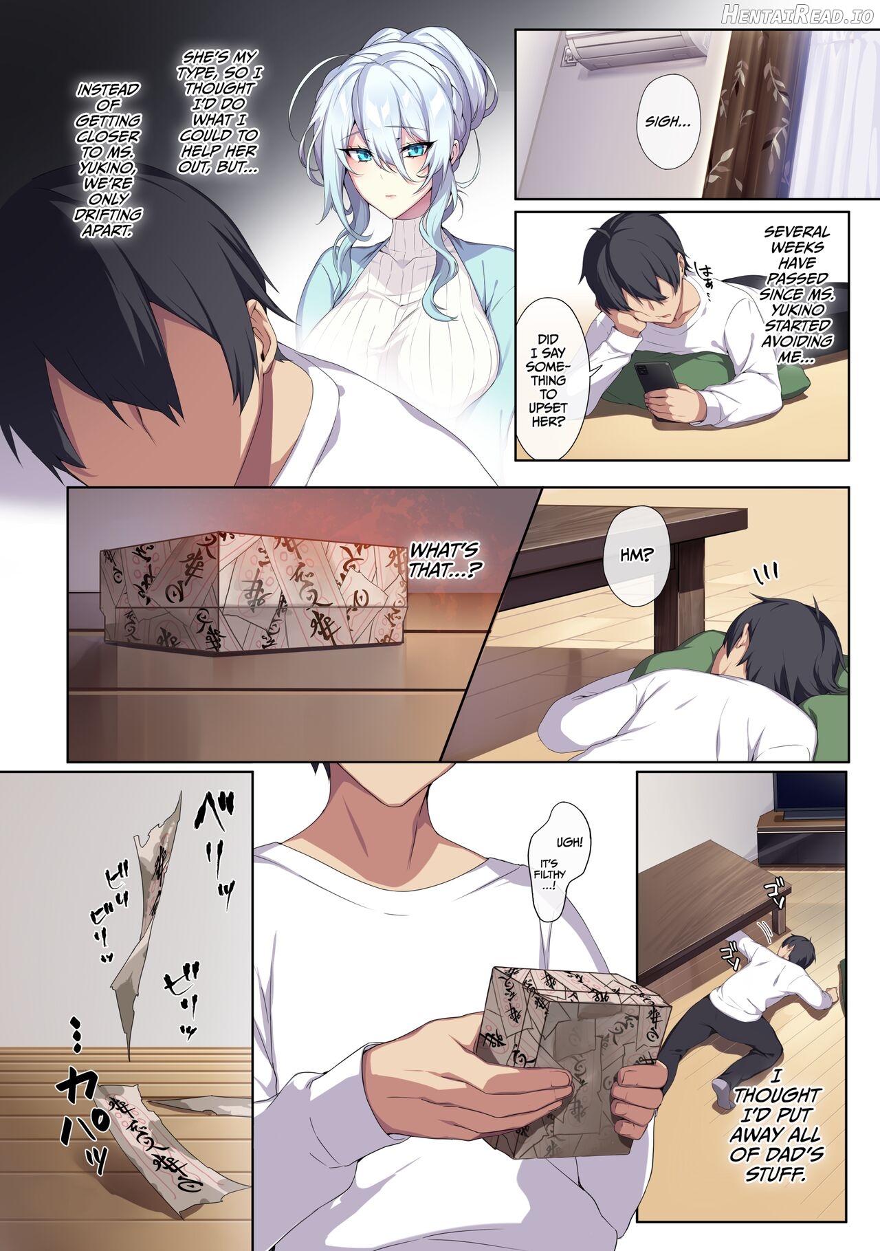 ぷぅのぷぅぷぅぷぅ] 人付き合いが苦手な未亡人の雪女さんと呪いの指輪 1 （無修正）English   Hentai Chapter 1 - page 13
