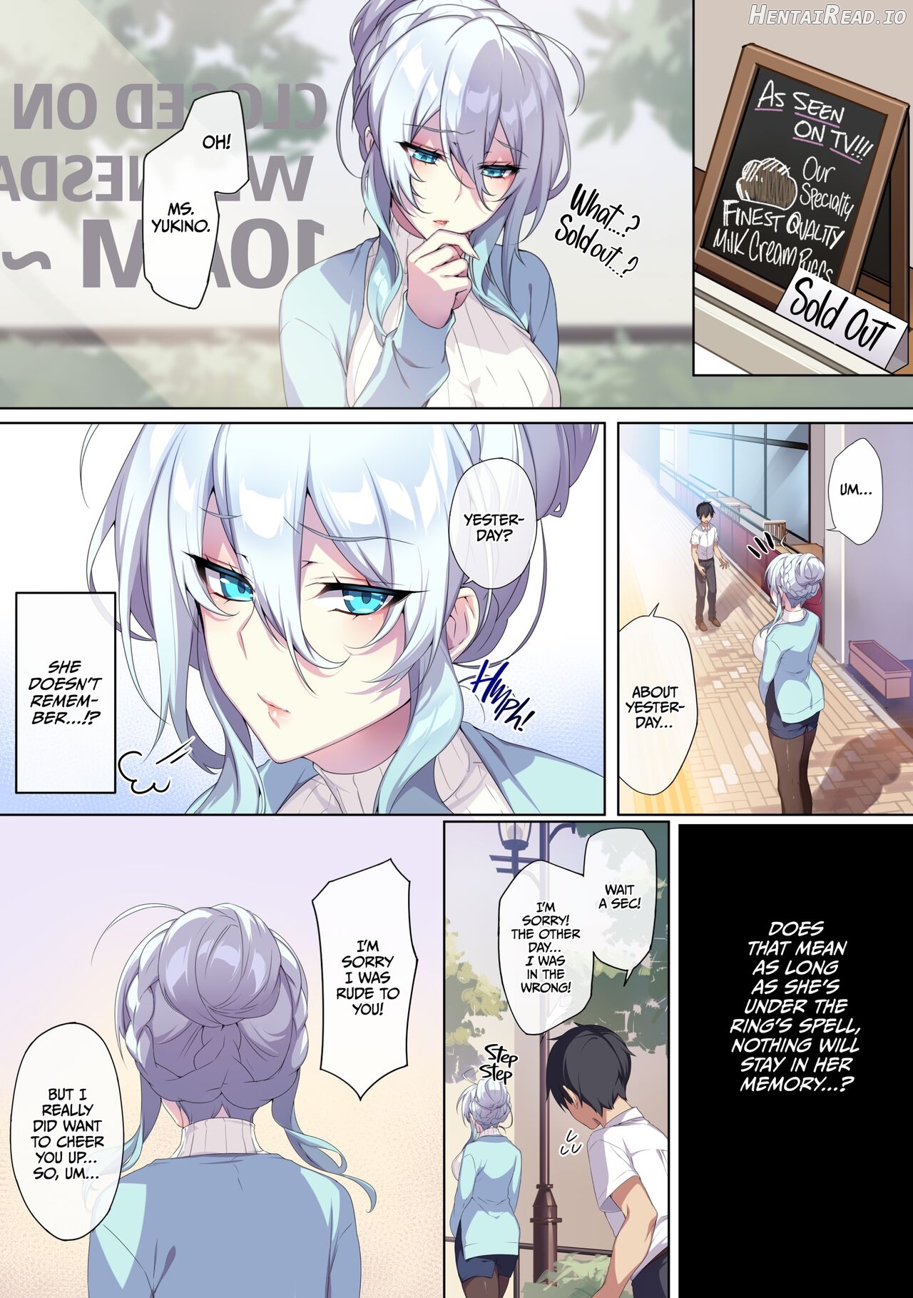 ぷぅのぷぅぷぅぷぅ] 人付き合いが苦手な未亡人の雪女さんと呪いの指輪 1 （無修正）English   Hentai Chapter 1 - page 36