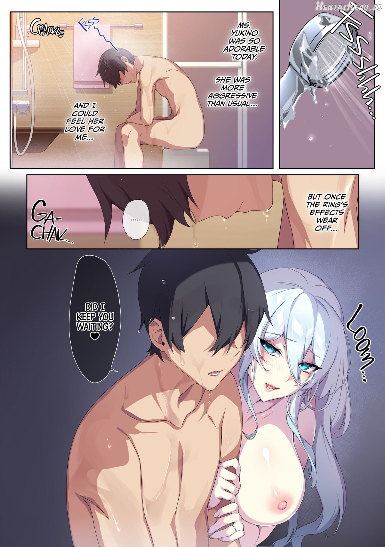 ぷぅのぷぅぷぅぷぅ] 人付き合いが苦手な未亡人の雪女さんと呪いの指輪 1 （無修正）English   Hentai Chapter 1 - page 58