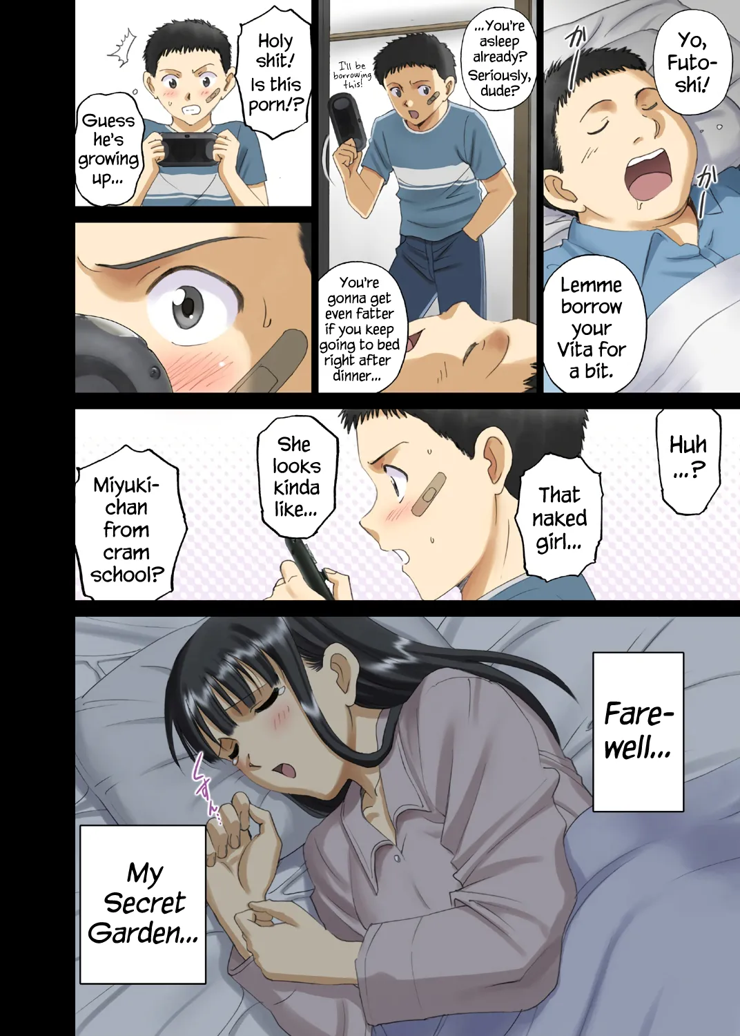 Roshutsu Otome Chichi Comic "Oppai Koushi wa Danshi no Shisen no Toriko ~Tamiya Miyuki~" Chapter 1 - page 27
