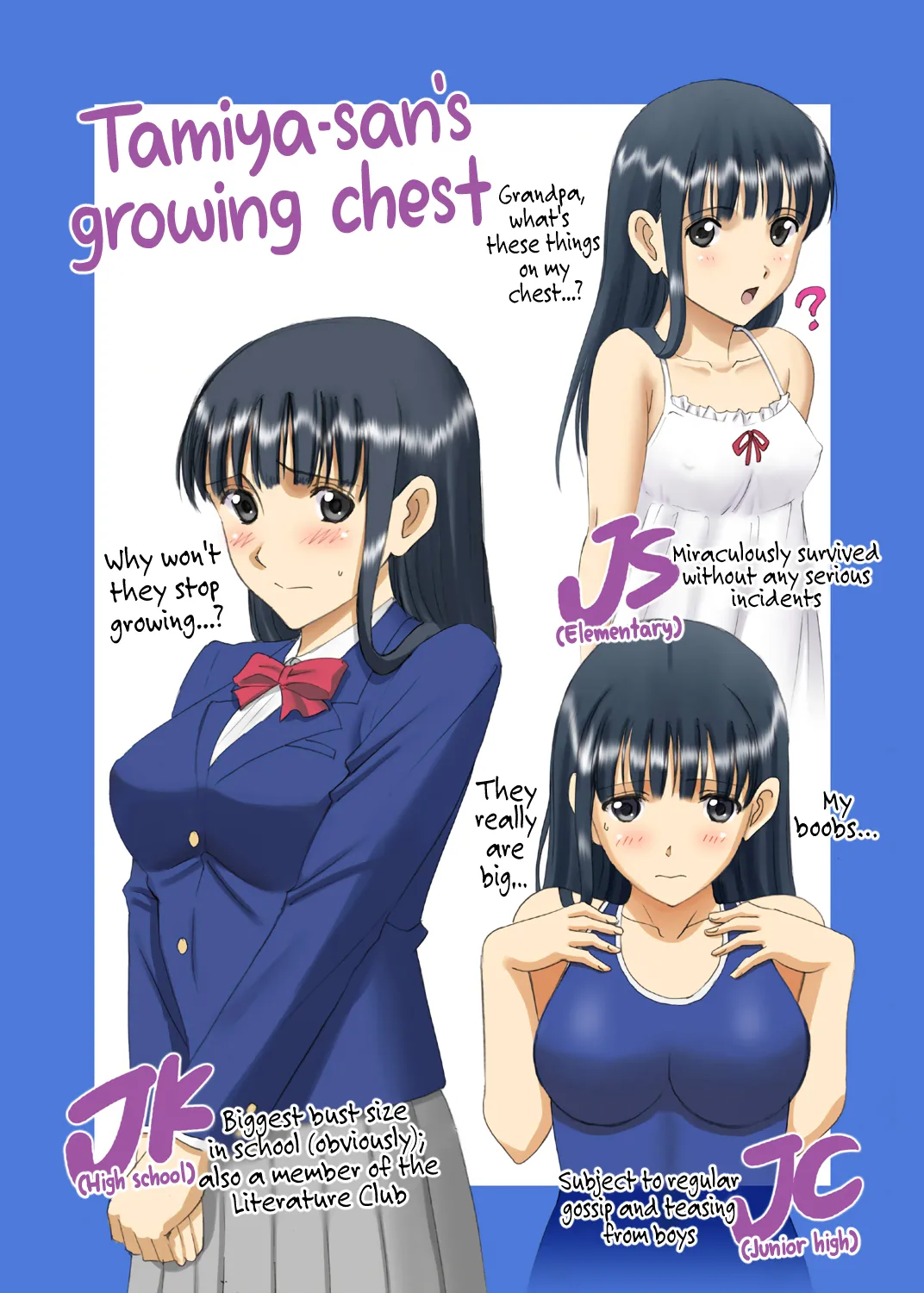 Roshutsu Otome Chichi Comic "Oppai Koushi wa Danshi no Shisen no Toriko ~Tamiya Miyuki~" Chapter 1 - page 45