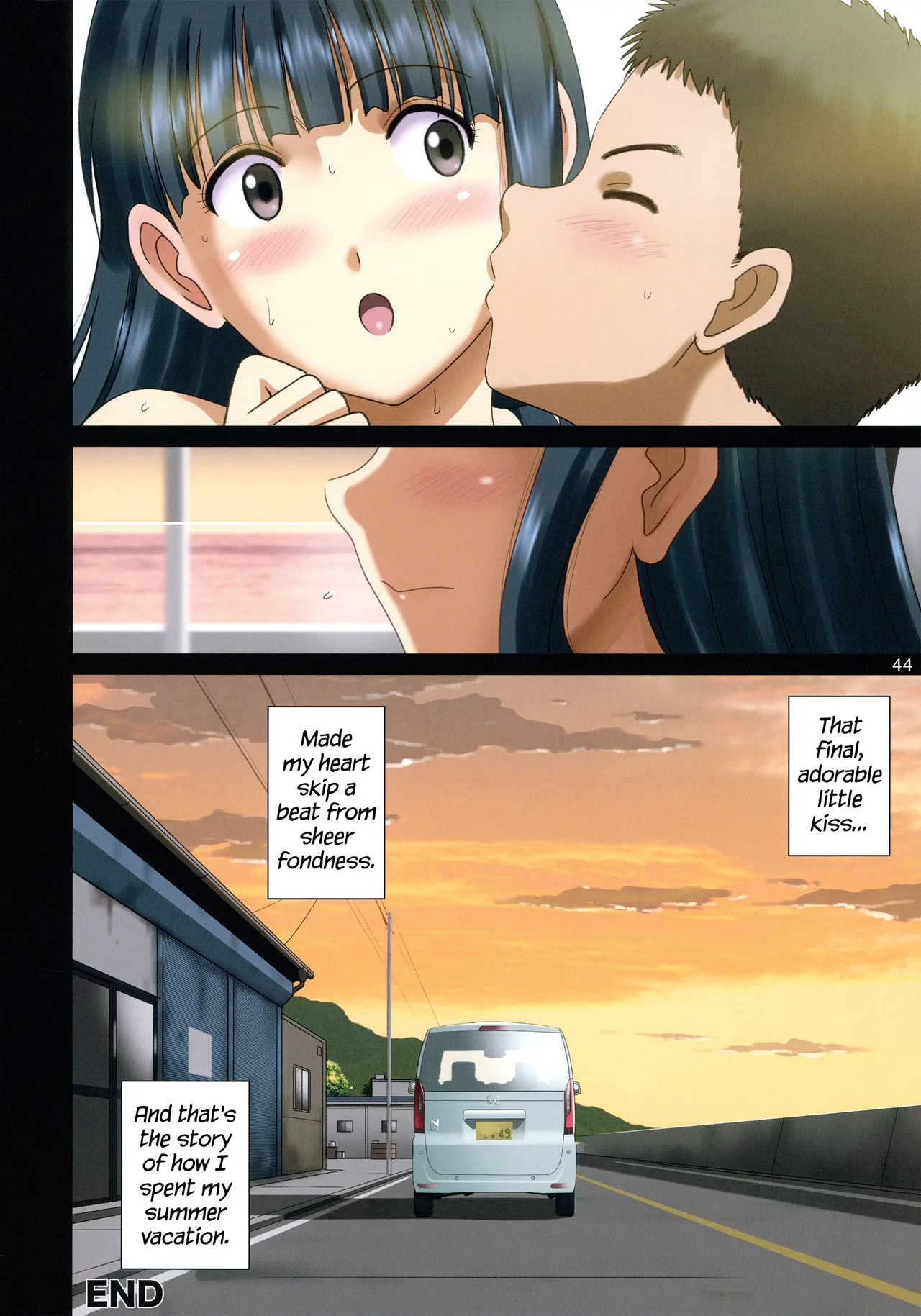 Roshutsu Otome Chichi Comic "Oppai Koushi wa Natsu no Hamabe de Zenra to Danshi to Itazura to ~Tamiya Miyuki~" Chapter 1 - page 43