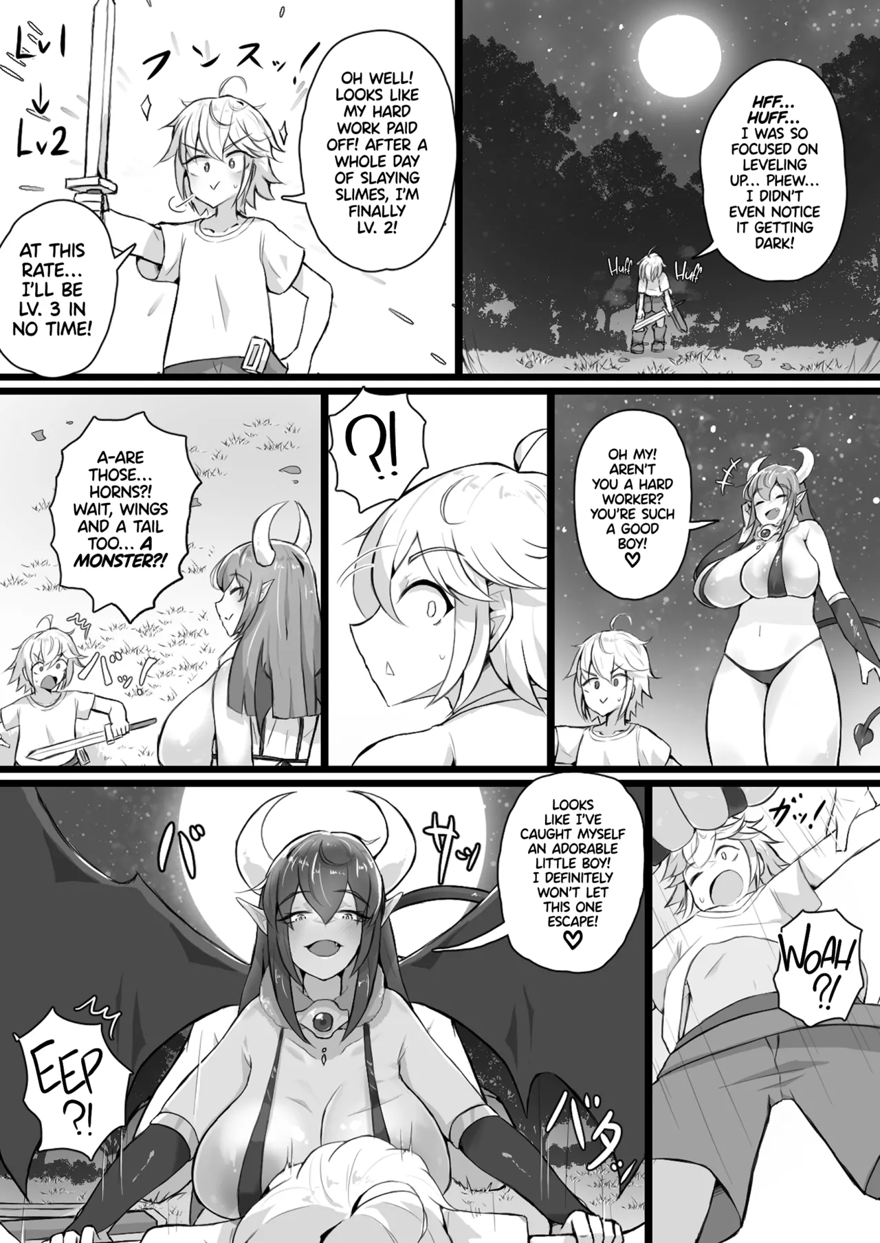 Akuochi Gal Succubus ni Kaerareta ni Gyaku Rape Sareru Hanashi Chapter 1 - page 11
