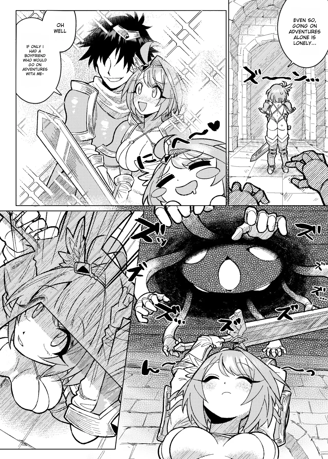 Big Breasted Female Warrior's Thorough Tickling Hell Chapter 1 - page 3