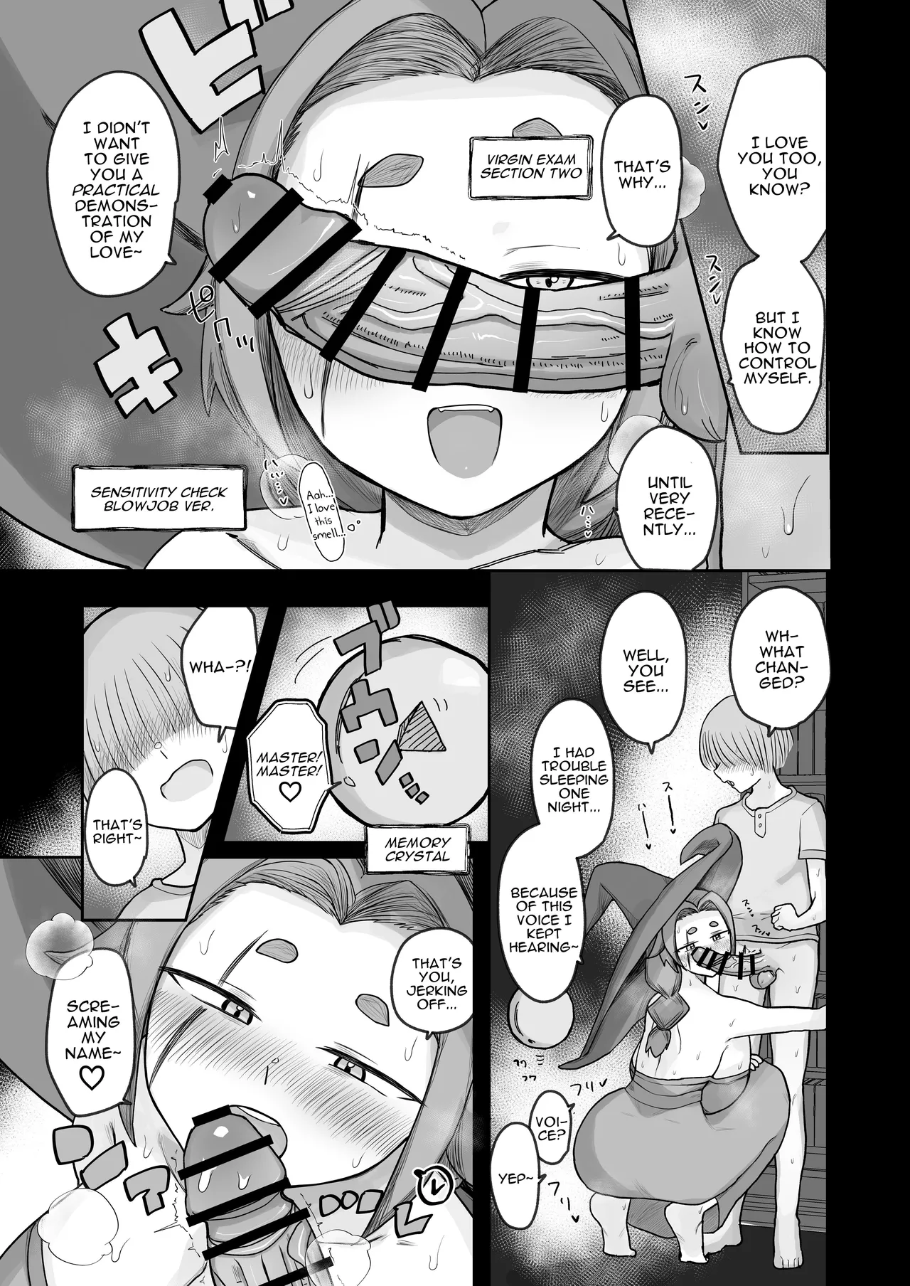 Warabe-sotsu Shiken” de Deshi ♂ Kara Seishi o Shiboritoru Deshi Rabu de Kachi Chi Majo Shishō 1000-sai Chapter 1 - page 15