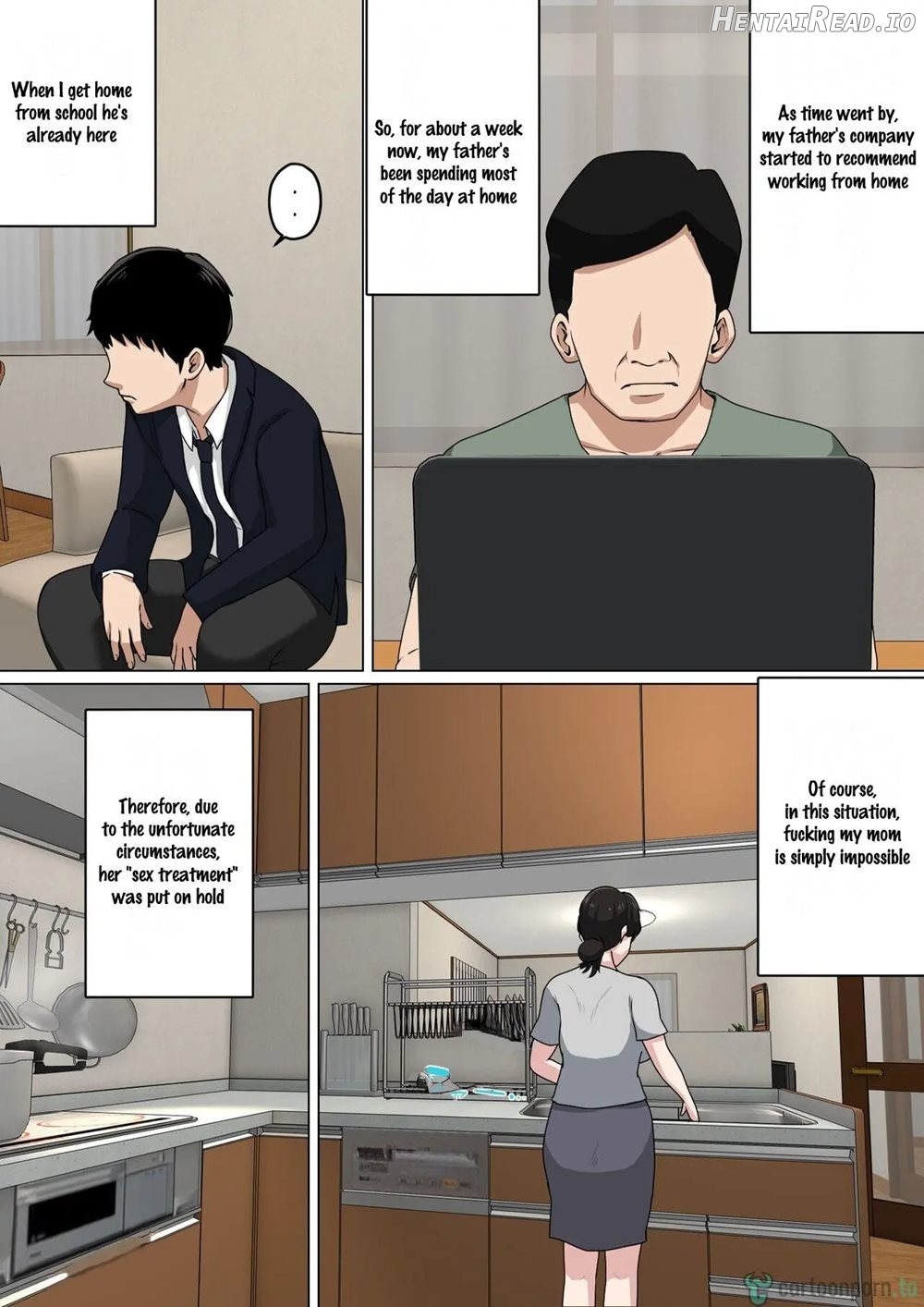 I satisfy my sexual urges with Mom every day! 3 Chapter 1 - page 10