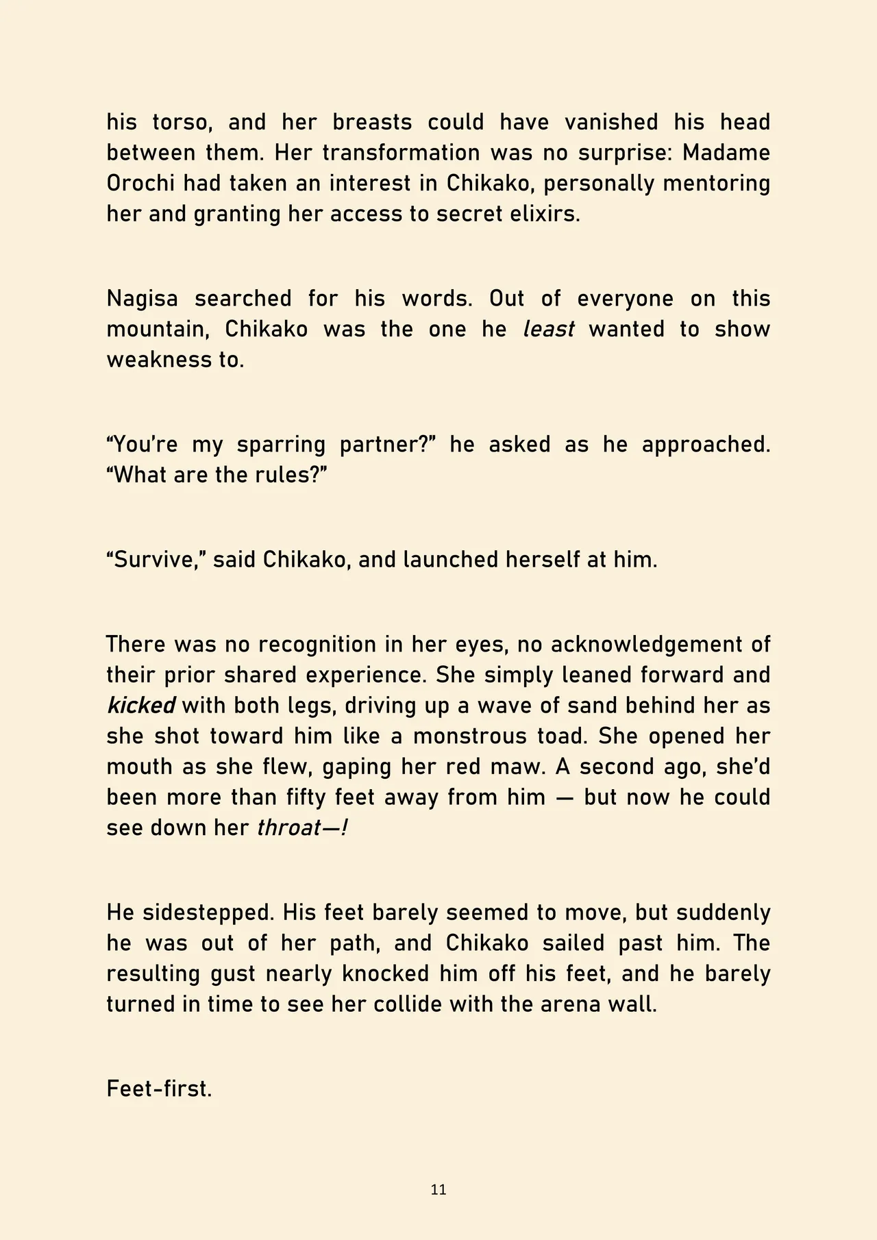 Food for the immortals 3 Chapter 1 - page 11