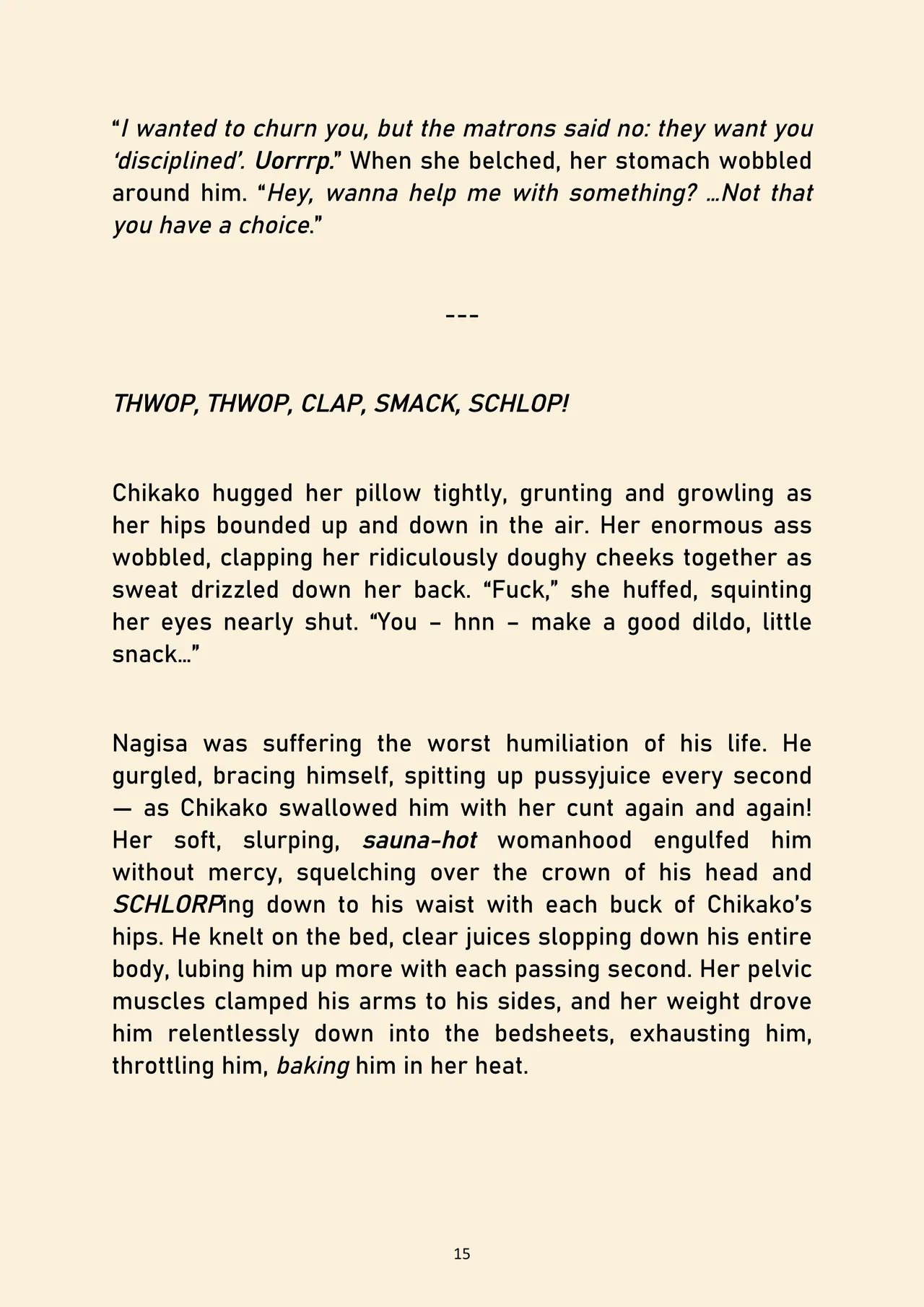 Food for the immortals 3 Chapter 1 - page 15