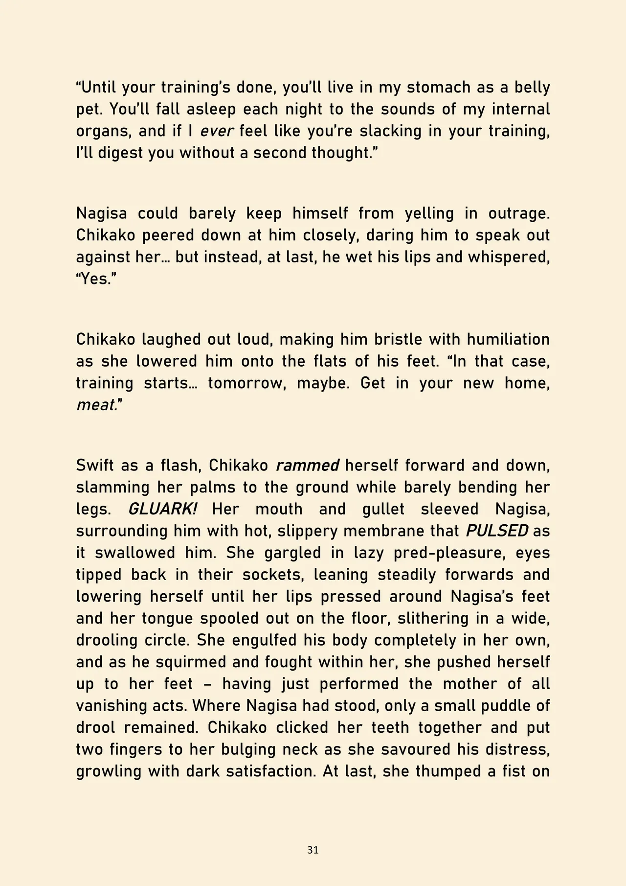 Food for the immortals 3 Chapter 1 - page 31