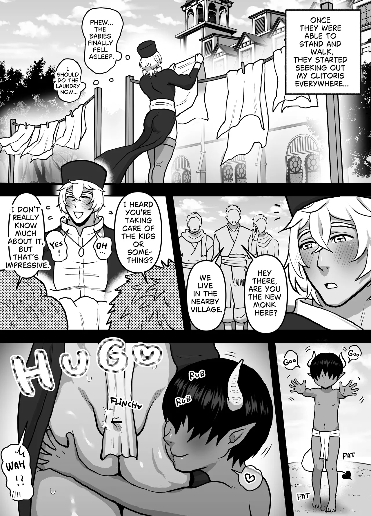 Cuntboy Monk's Clit-feeding Care Chapter 1 - page 22