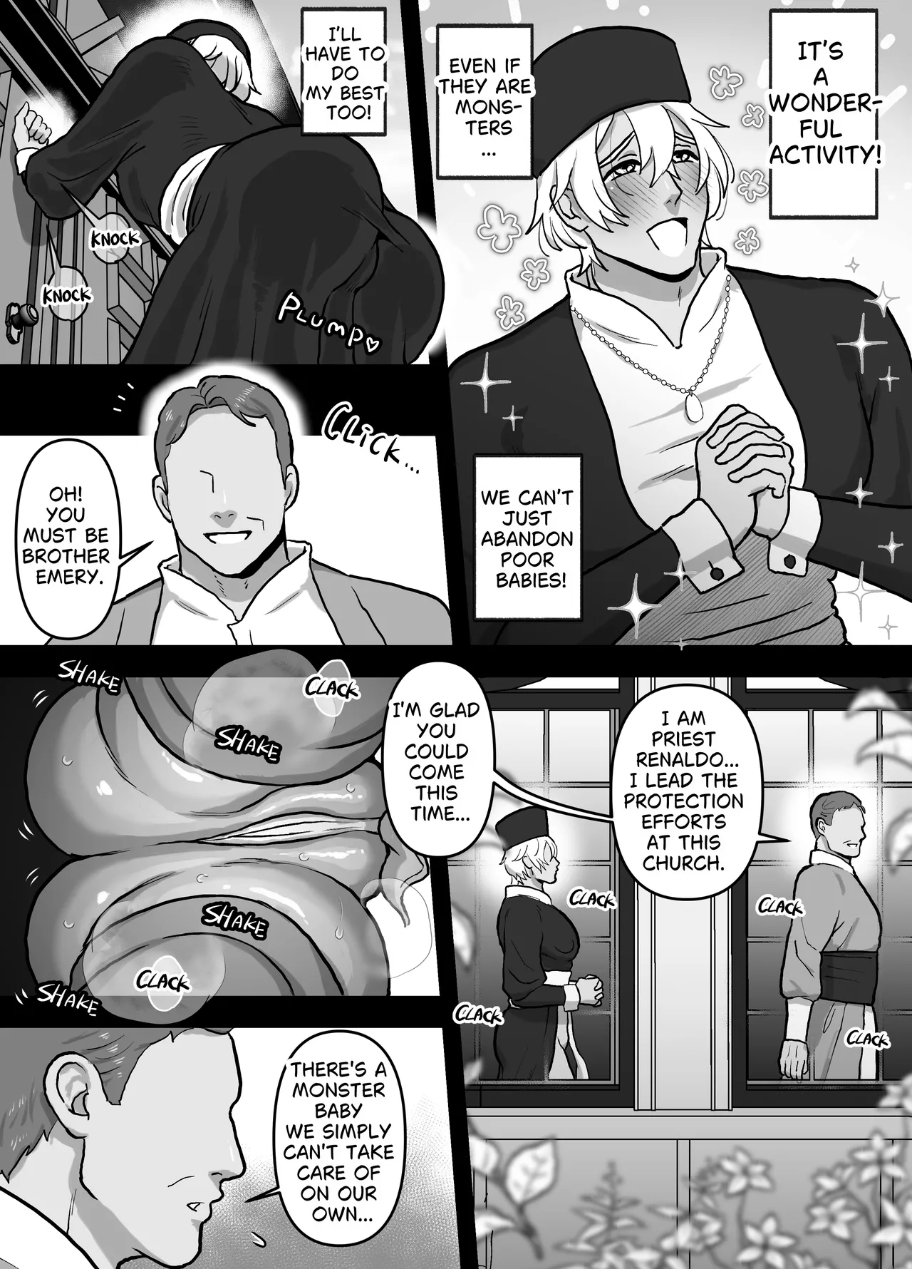 Cuntboy Monk's Clit-feeding Care Chapter 1 - page 3