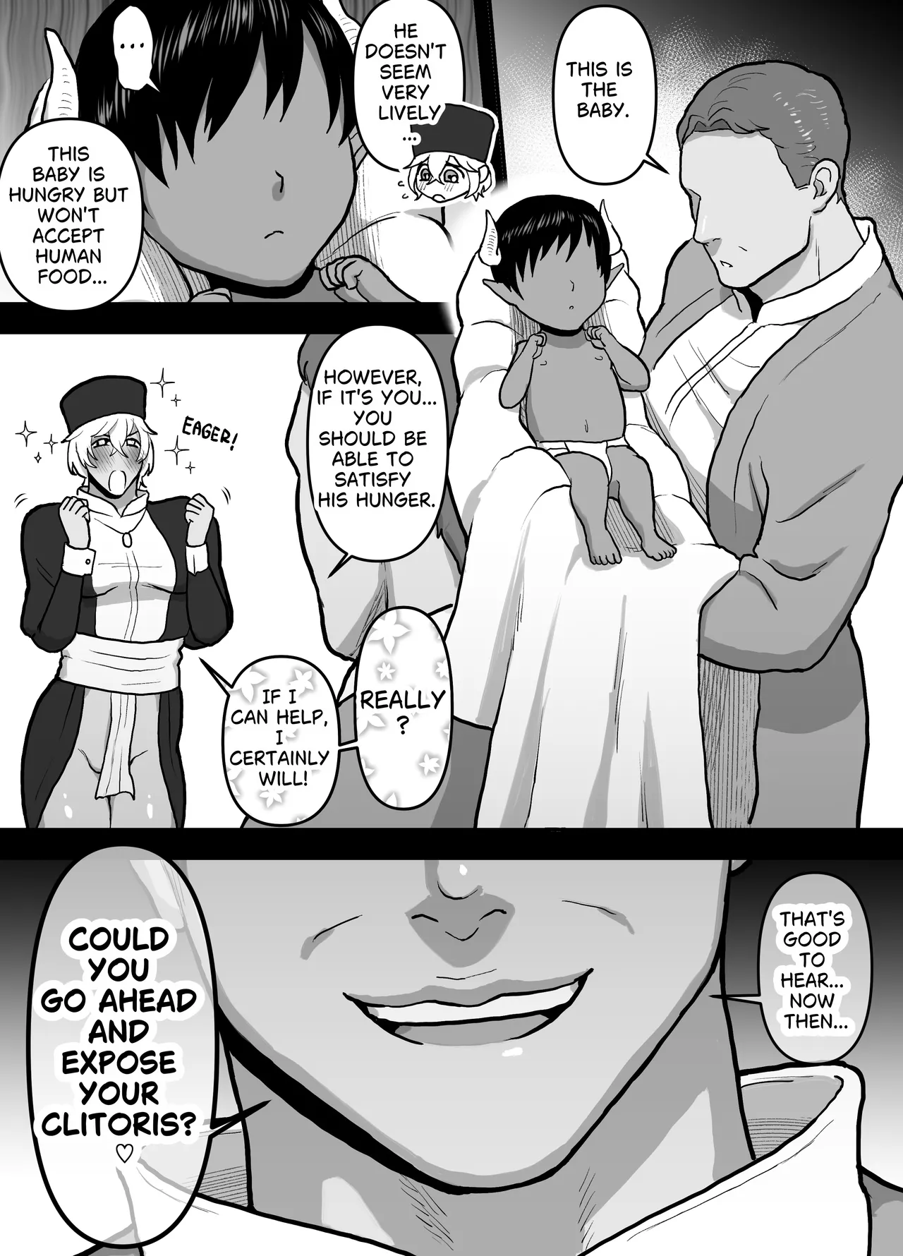 Cuntboy Monk's Clit-feeding Care Chapter 1 - page 4