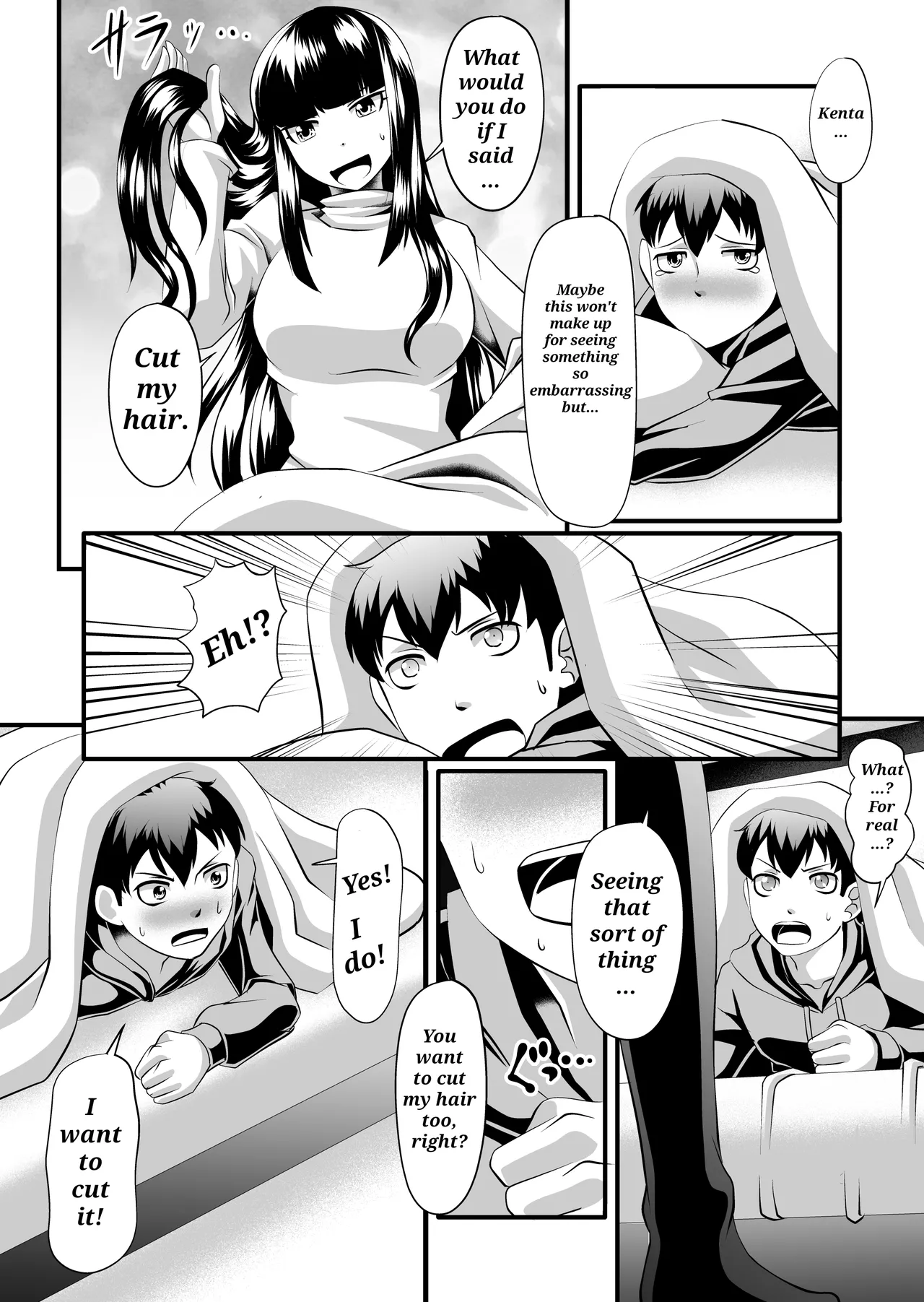 I'll cut my hair off Chapter 1 - page 5