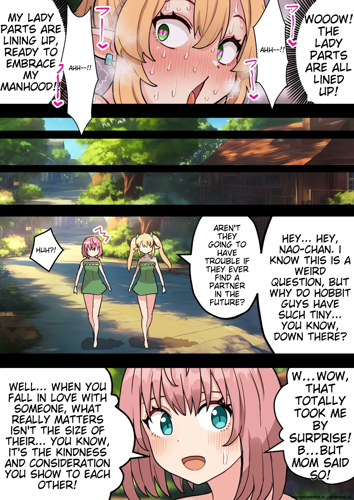 Tanshou Houkei Futanari Hobbit Shoujo ga Mahou no Yubiwa de Kyokon Seiyoku Monster ni naru Hanashi 1-3 Chapter 1 - page 66