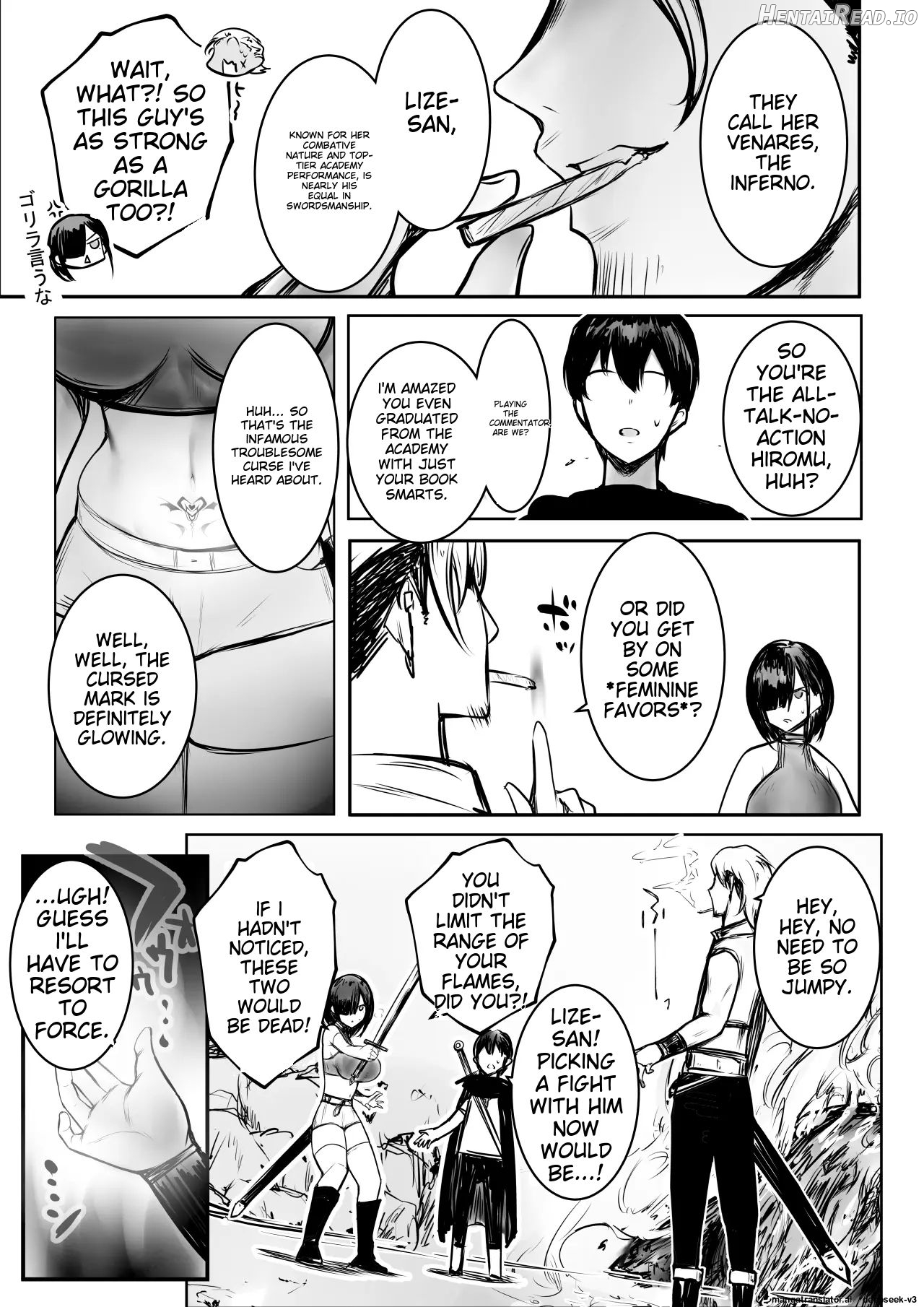 Onna Kishi Rize wa Koyoi mo Maotoko ni Dakareru 3 Chapter 1 - page 12