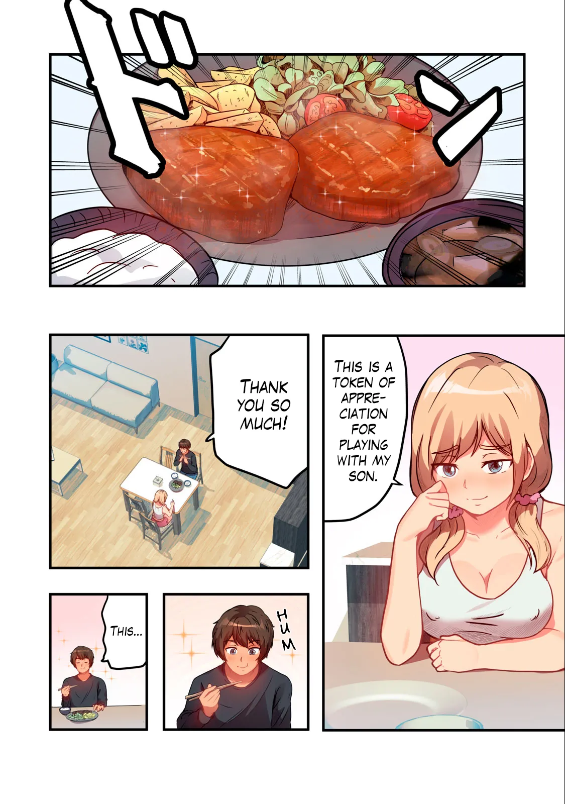 Kyou kara, Hitozuma Mansion ni Nyuukyo shimasu 1.1 Chapter 3.1 - page 4