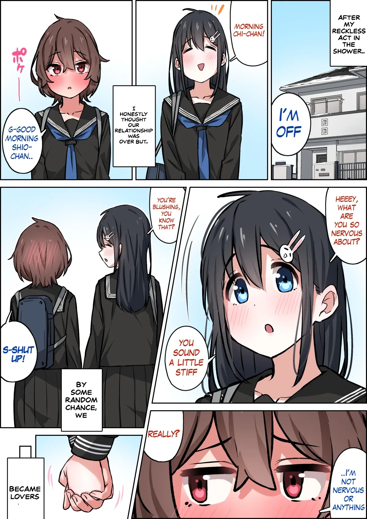 Walking back home in the winter with my childhood friend Chapter 1 - page 52