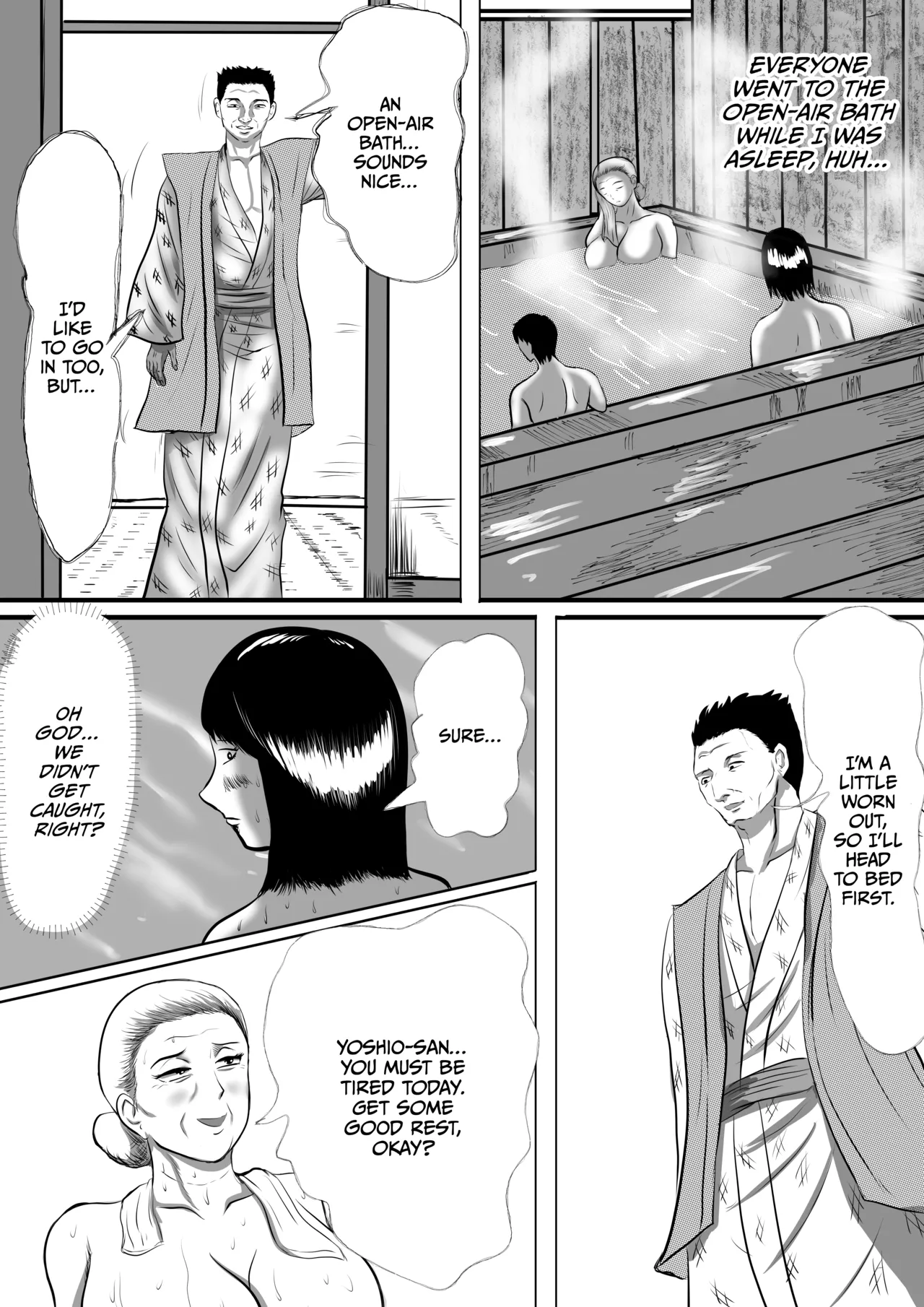 Obaa-chan-chi ni Boku wa Iku! Shinnen Onsen Ryokou Hen Chapter 1 - page 49
