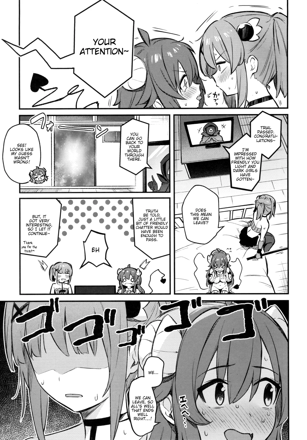 Mazoku wa Shukuteki to Nakayoshi Shinai to Derarenai Heya ni, Tojikomerarete Shimatta! Chapter 1 - page 34